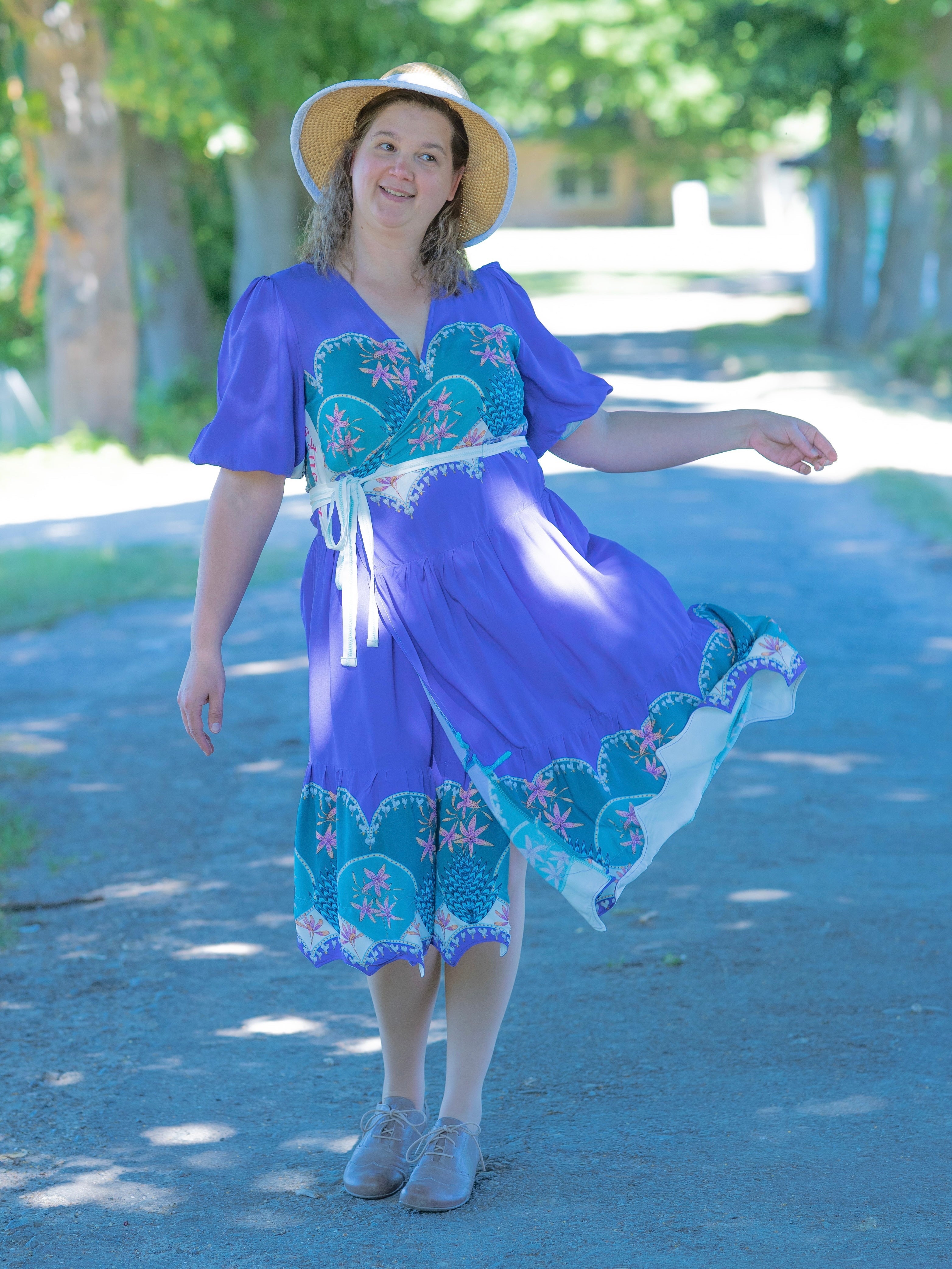 Nähtipp - Wellensaum für ein Kleid im Retro-Look