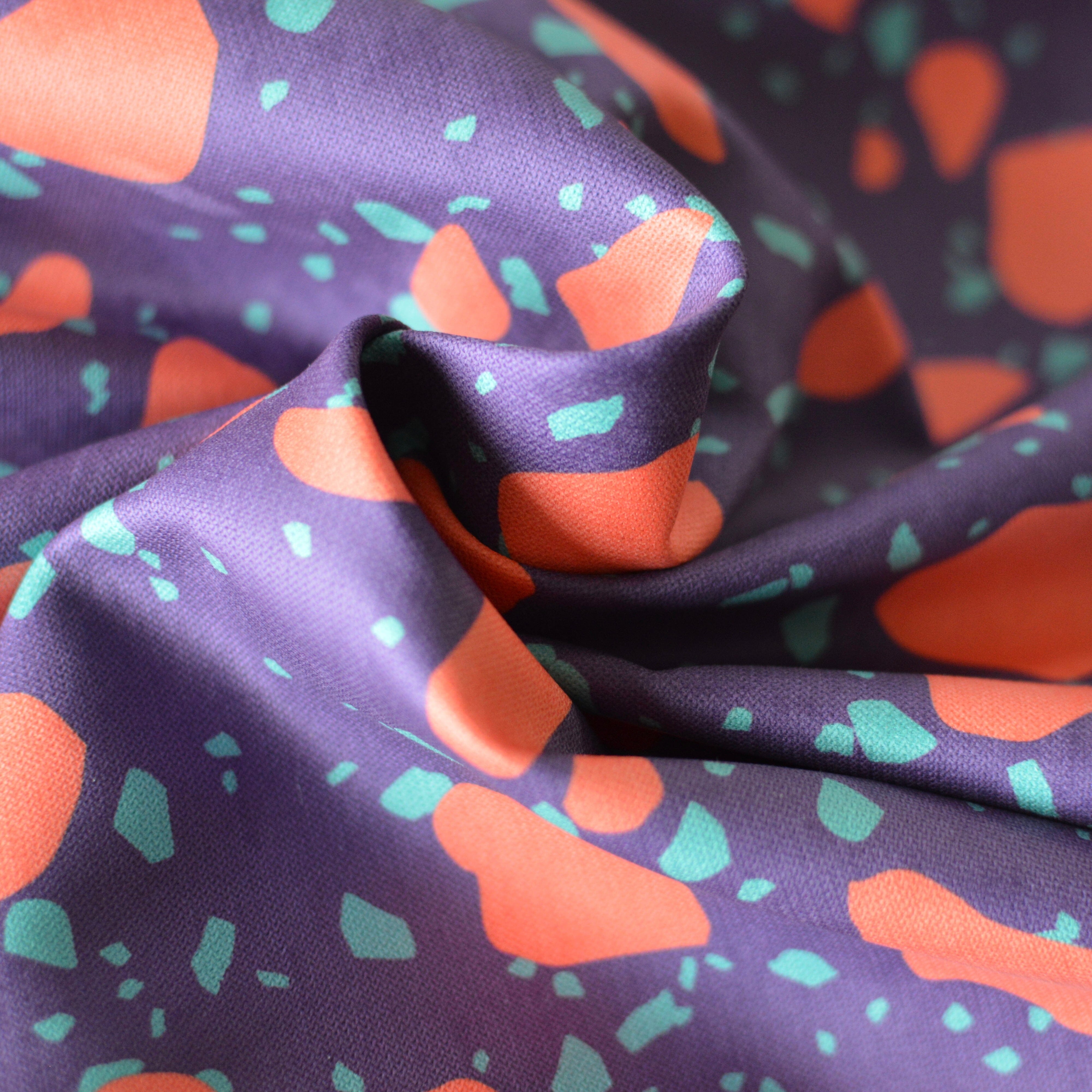 Vorbestellung ! Tender recycling Canvas "Ragazzi " Elisir di viola Fabric poshpinks