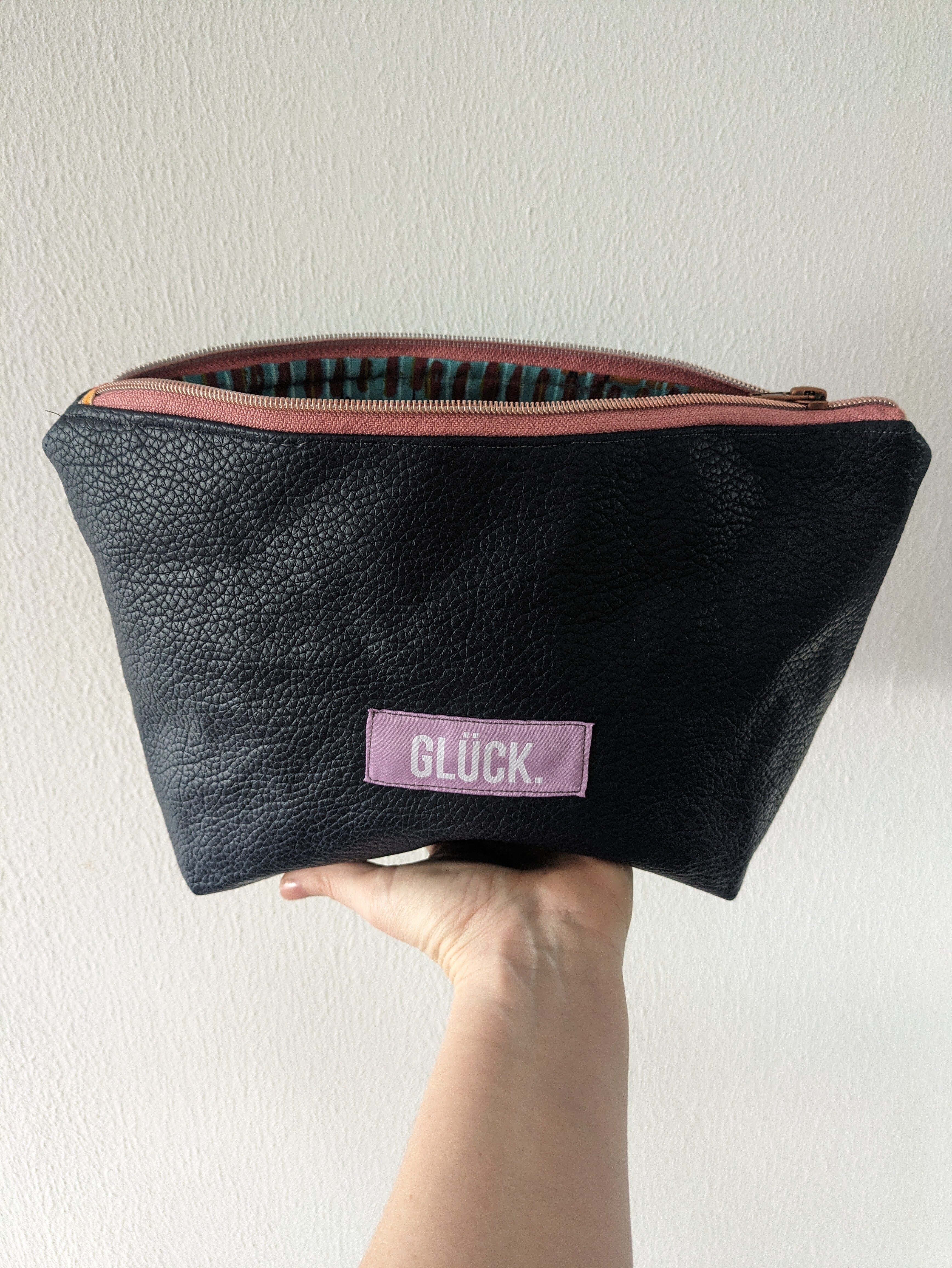 Kunstleder schwer - dunkelblau Fabric poshpinks