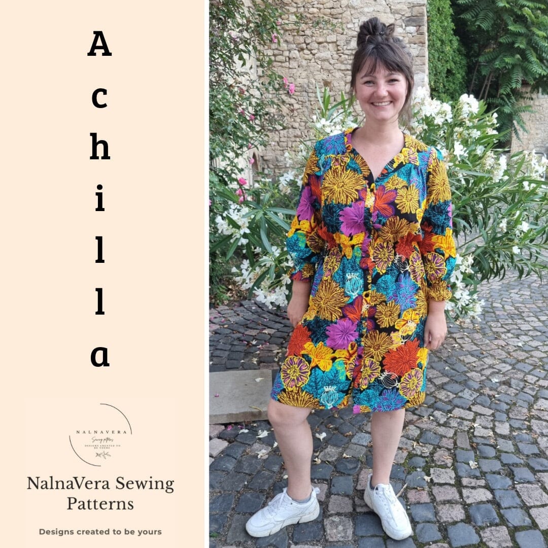 Nalnavera Schnittmuster Achilla Kleid & Jumpsuit Schnittmuster poshpinks