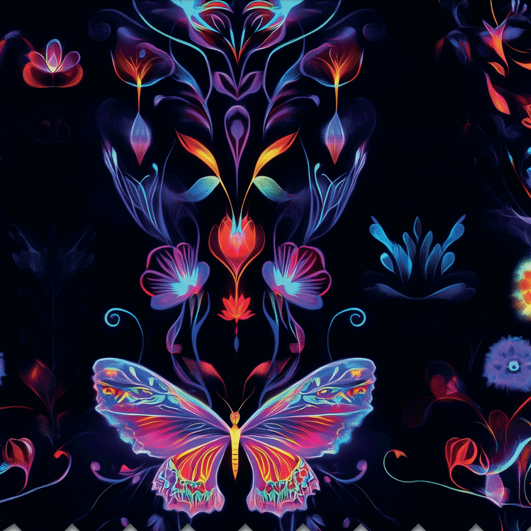 Vorbestellung - Stoffhändler mit Herz Eigenproduktion 19 - Nocturne by Tante Ema - French Terry Fabric poshpinks