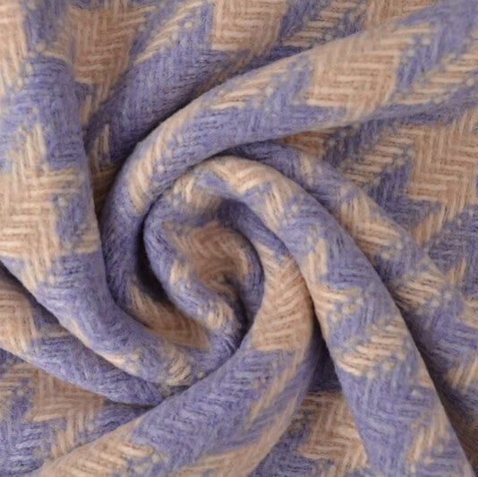 Mantelstoff - Hudstooth - Flieder Fabric poshpinks