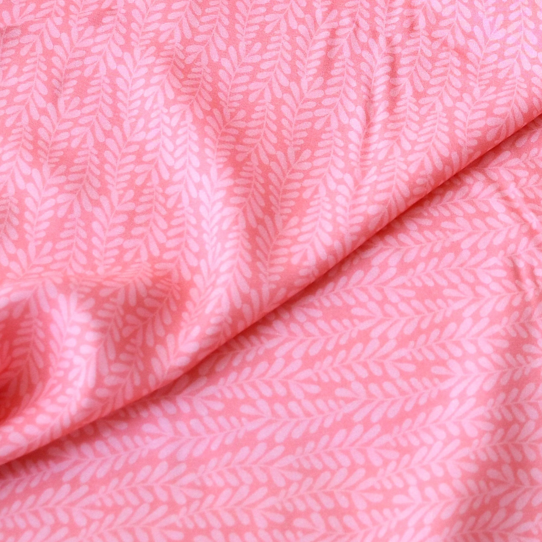 Reststück 1,5m! Viskose - Aubrac - Zweige apricot Fabric poshpinks