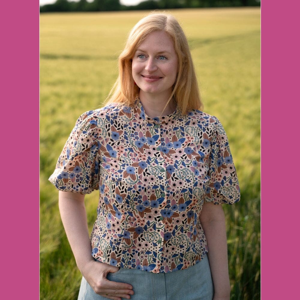 Purpurnaht Schnittmuster Ebook - Bluse & Kleid Cinja - Gr. 32-52 Schnittmuster poshpinks