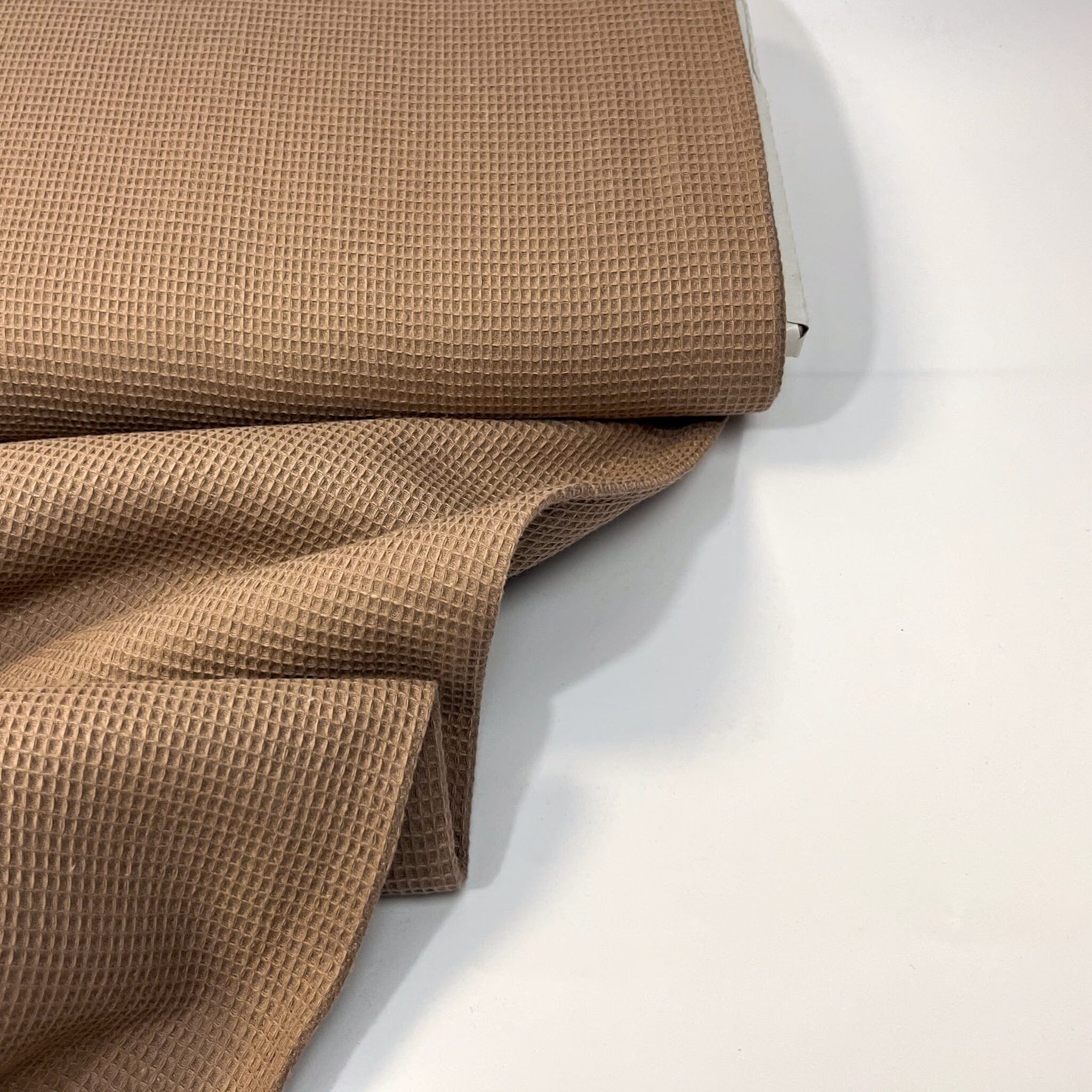Waffelstoff beige big Fabric poshpinks