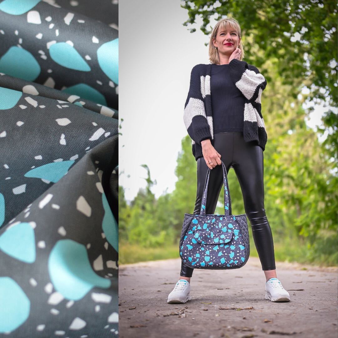 Vorbestellung! Tender recycling Canvas "Ragazzi " Amaro di azurro Fabric poshpinks