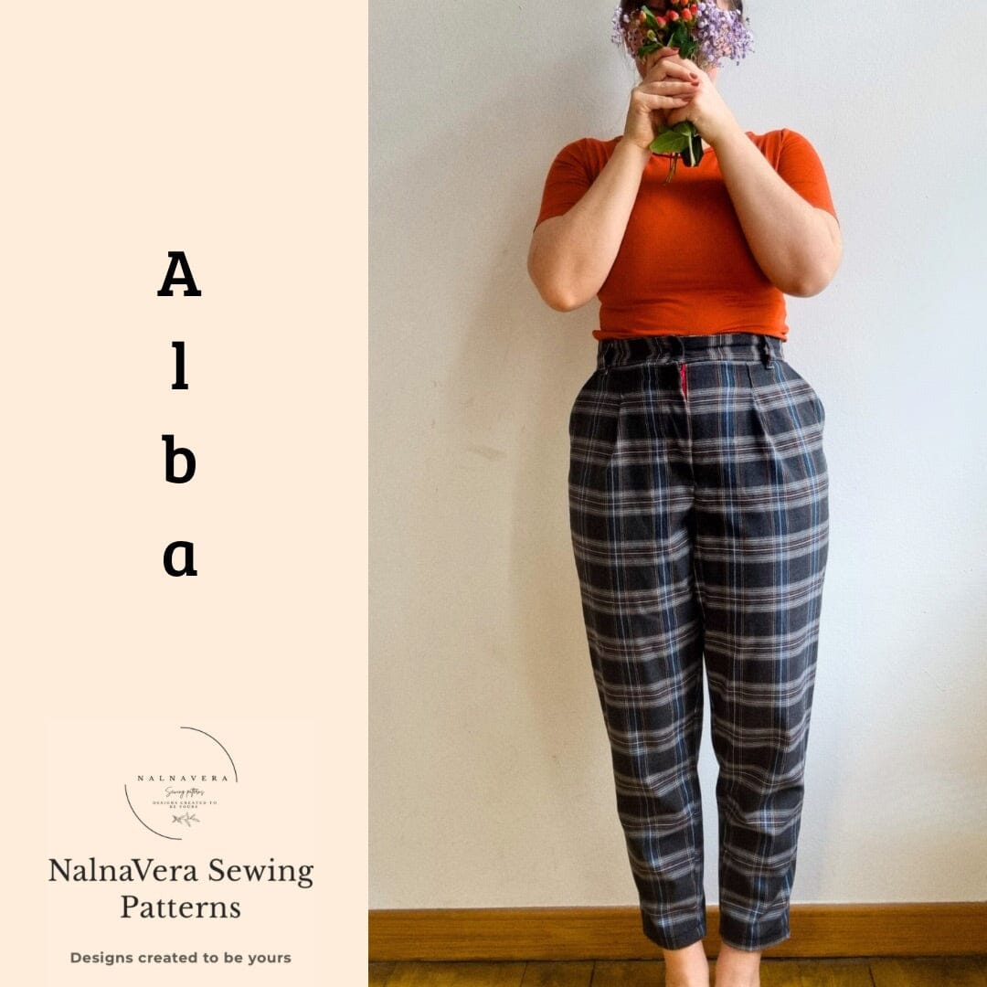 Nalnavera Schnittmuster Alba Bundfaltenhose Schnittmuster poshpinks
