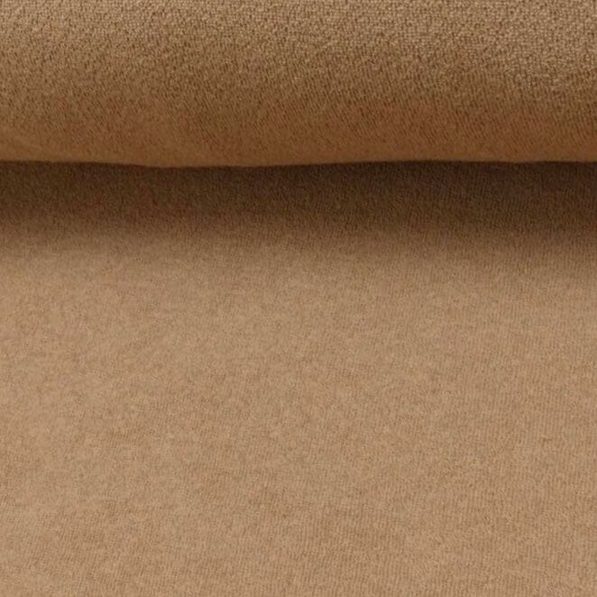 Frotteestoff - Taupe beige Fabric poshpinks