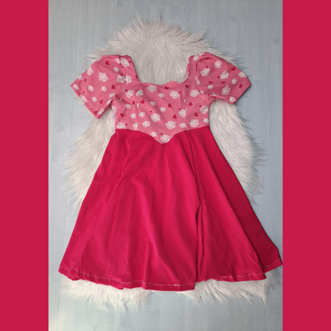 Addon Ärmel Kiki Prinzessinnenkleid 74-158 Schnittmuster poshpinks