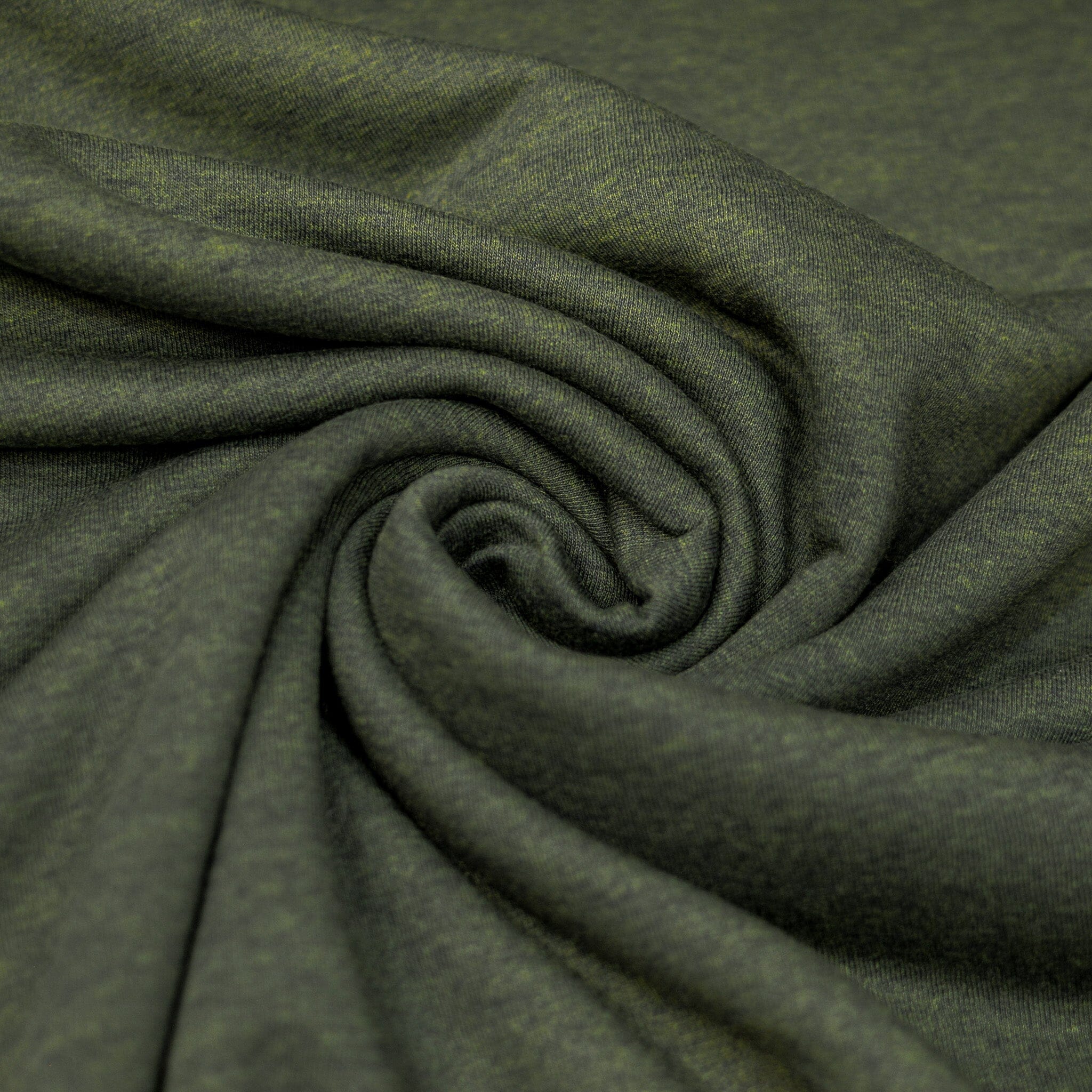 Aplenfleece - two tone - waldgrün meliert Fabric poshpinks