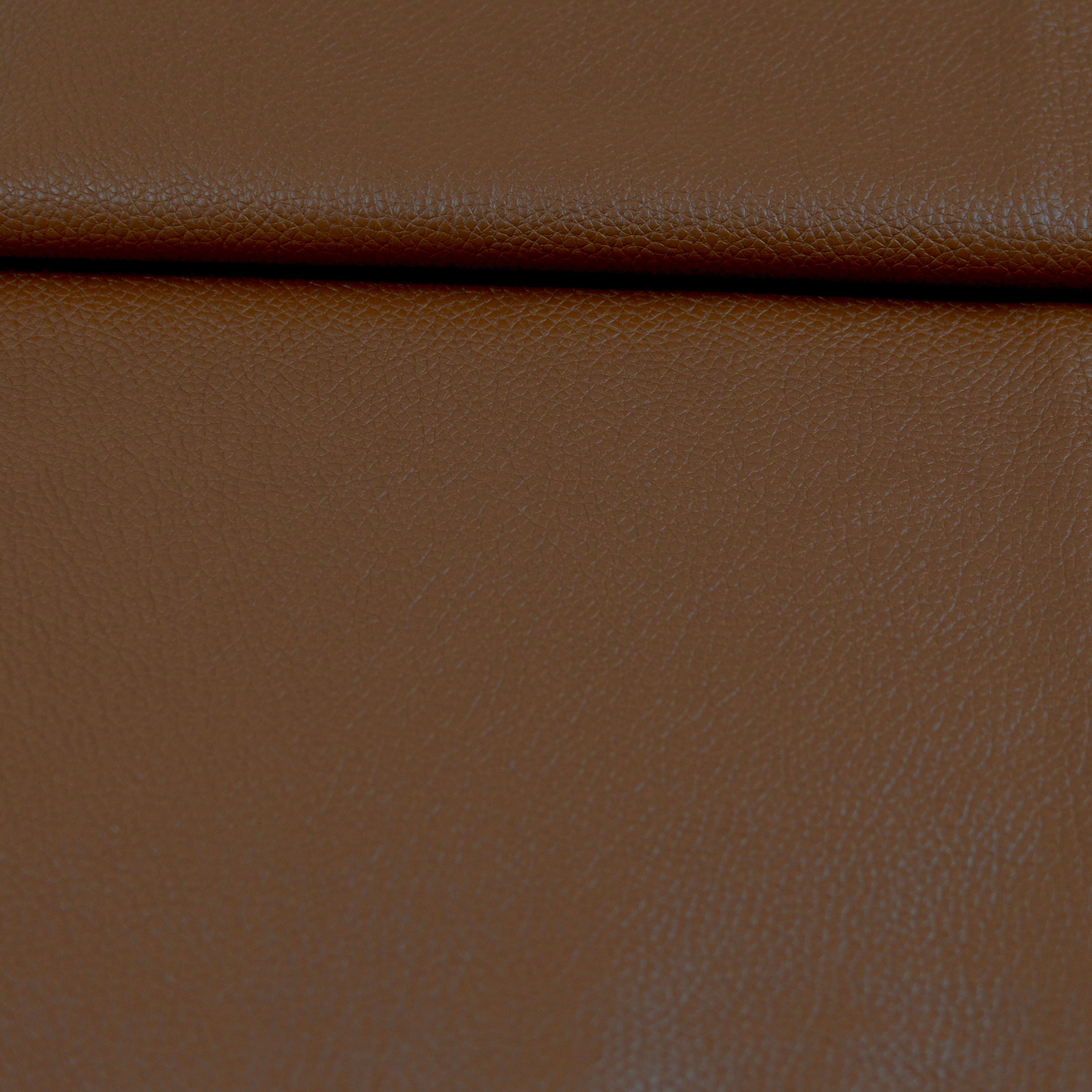 Abschnitt 50x70cm Kunstleder schwer - braun Fabric poshpinks