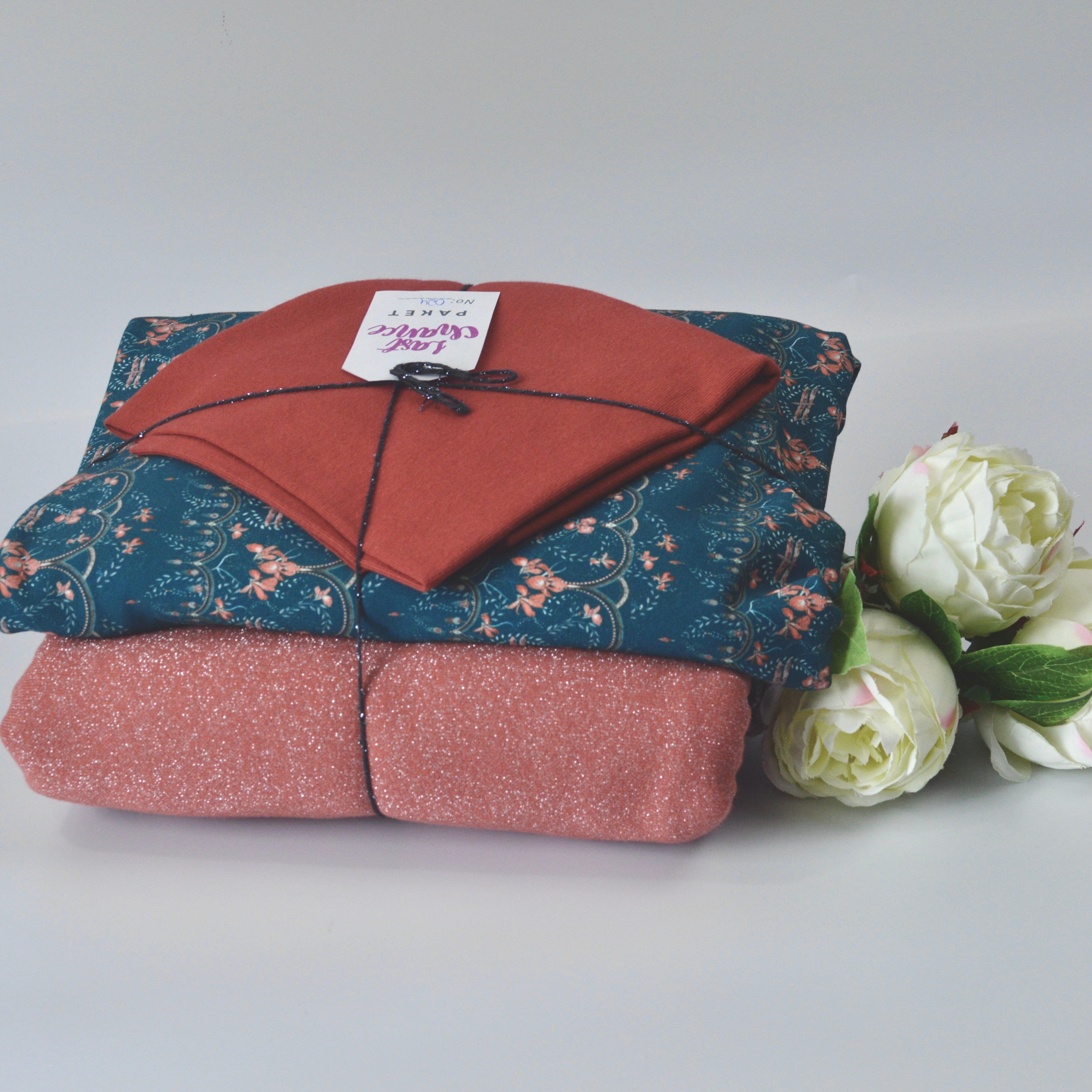 Last Chance Stoff Paket Sprit coral Paket poshpinks