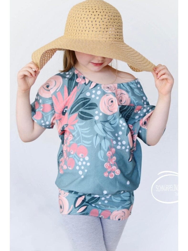 Papierschnittmuster Jessy Sewing - Mini BAT Queen - Gr. 68-156 - Fledermausshirt für Kinder Schnittmuster poshpinks