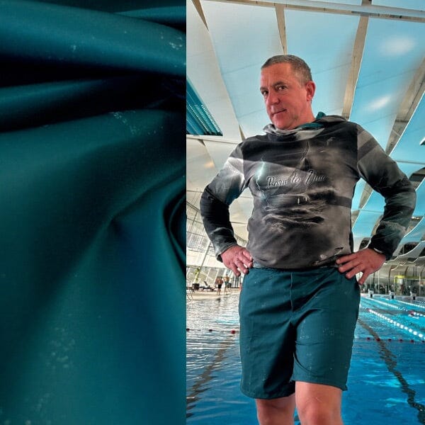 Swimmy - Bade-/Sportwebware Ambrosia Paint dark petrol Fabric poshpinks