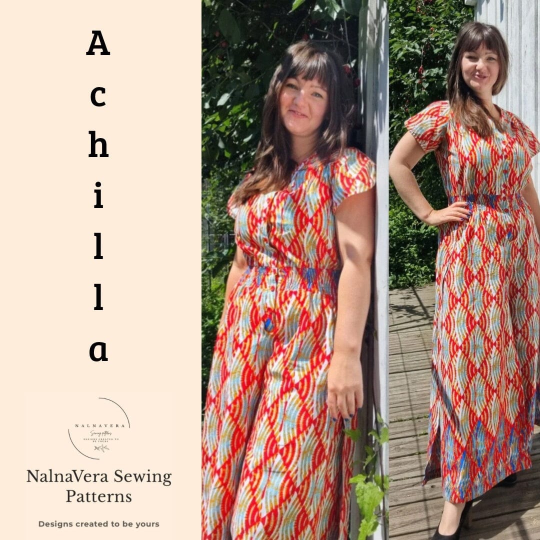 Nalnavera Schnittmuster Achilla Kleid & Jumpsuit Schnittmuster poshpinks