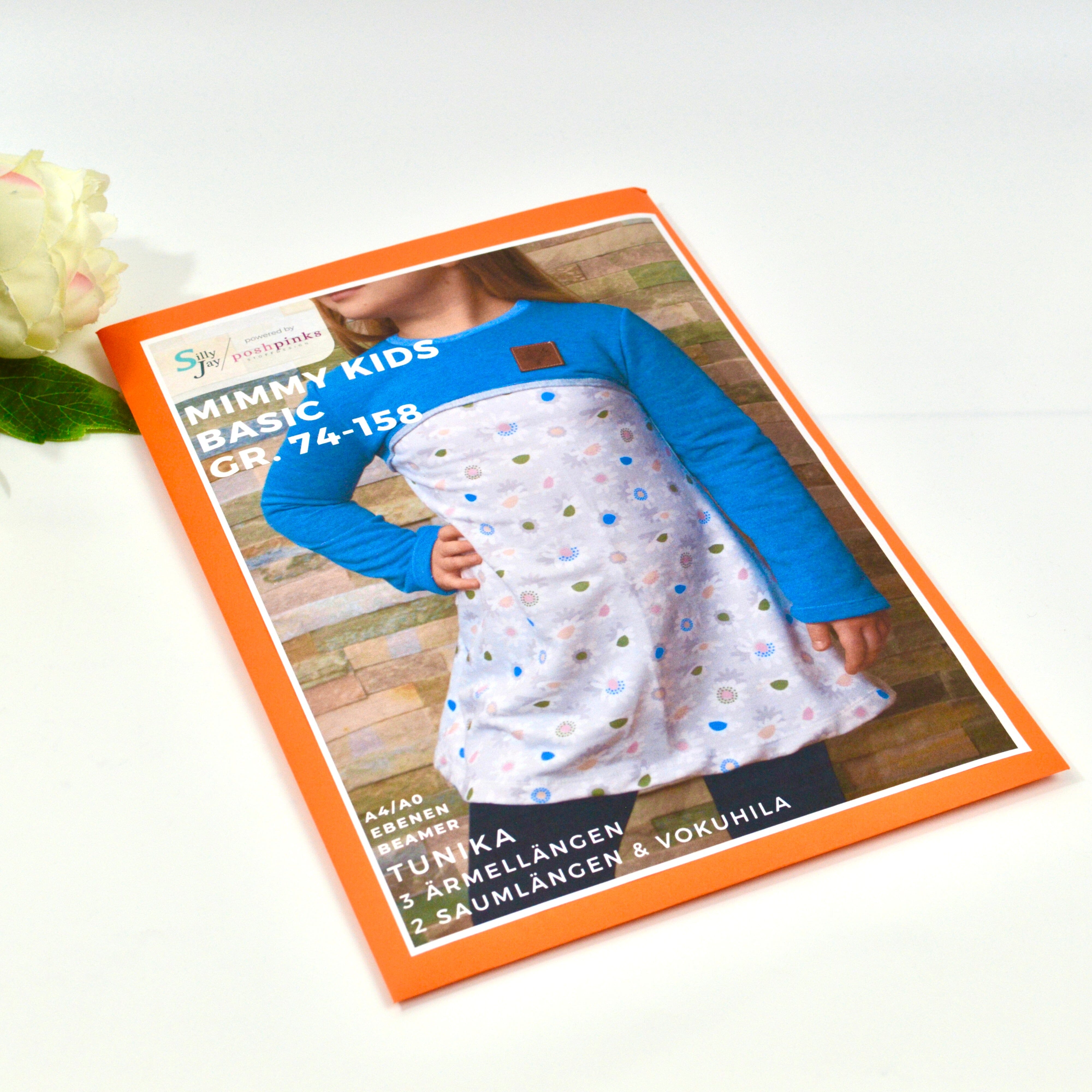 Papierschnittmuster - Mimmy Kids Basic 74-158 Schnittmuster poshpinks