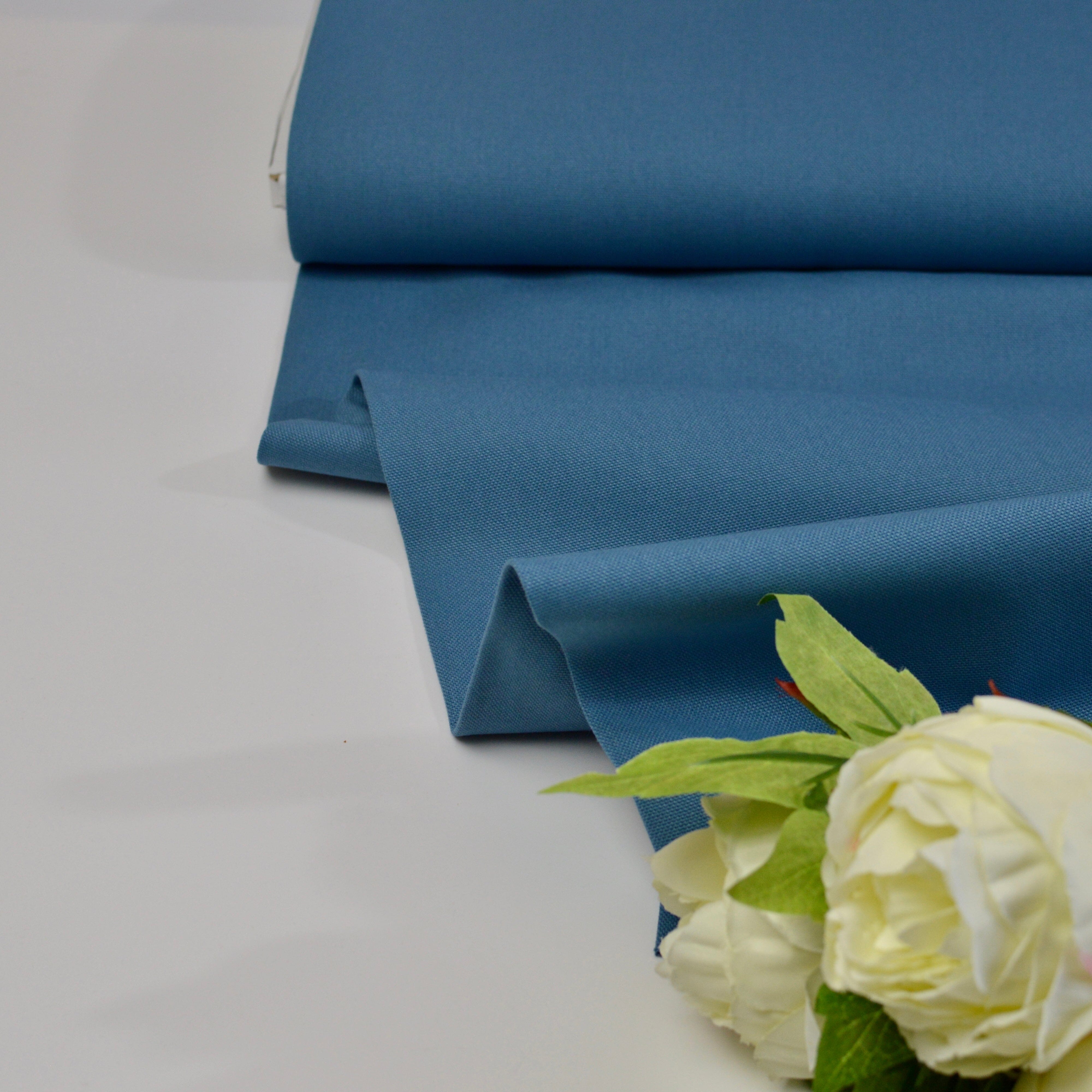 Canvas - Jeansblau Fabric poshpinks