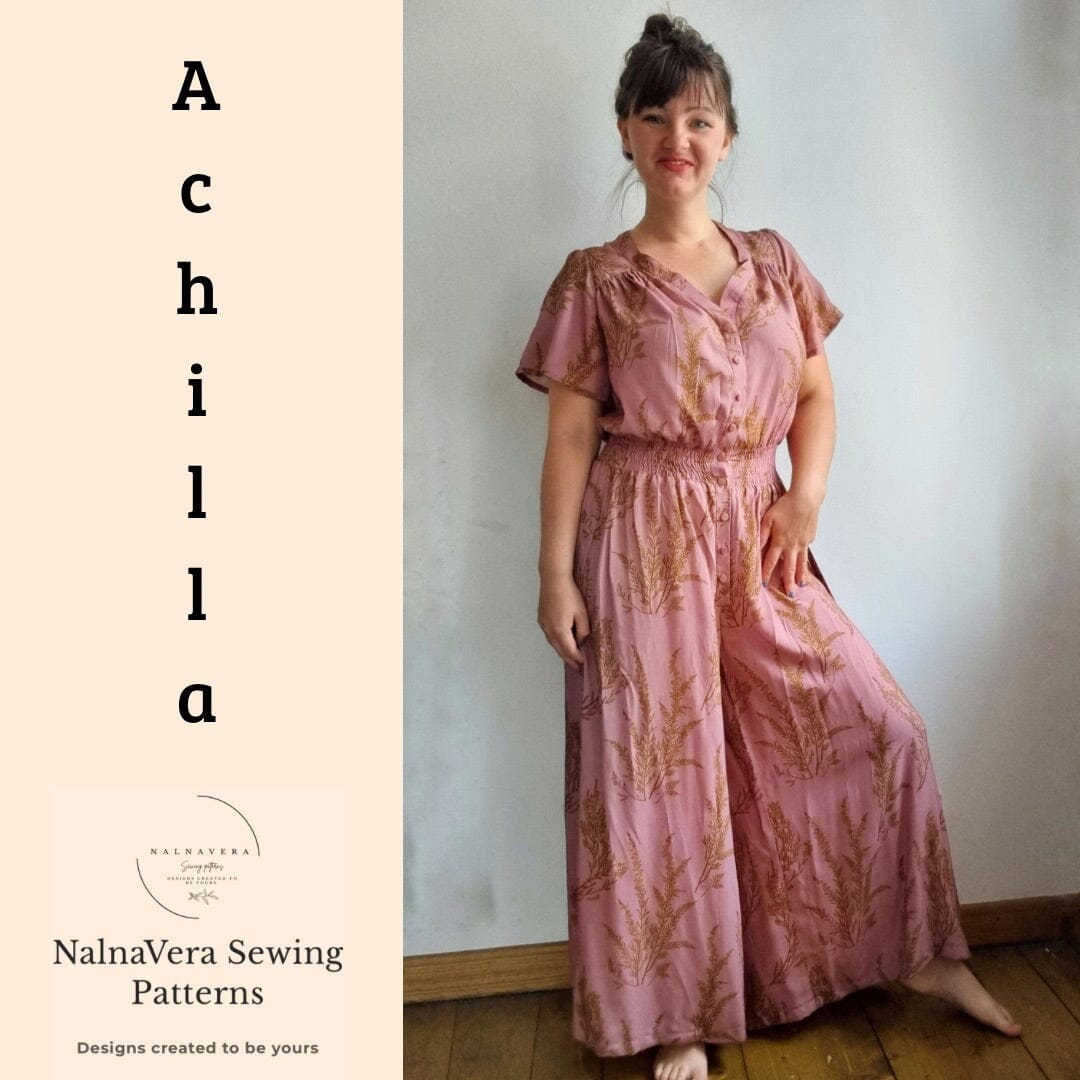 Nalnavera Schnittmuster Achilla Kleid & Jumpsuit Schnittmuster poshpinks