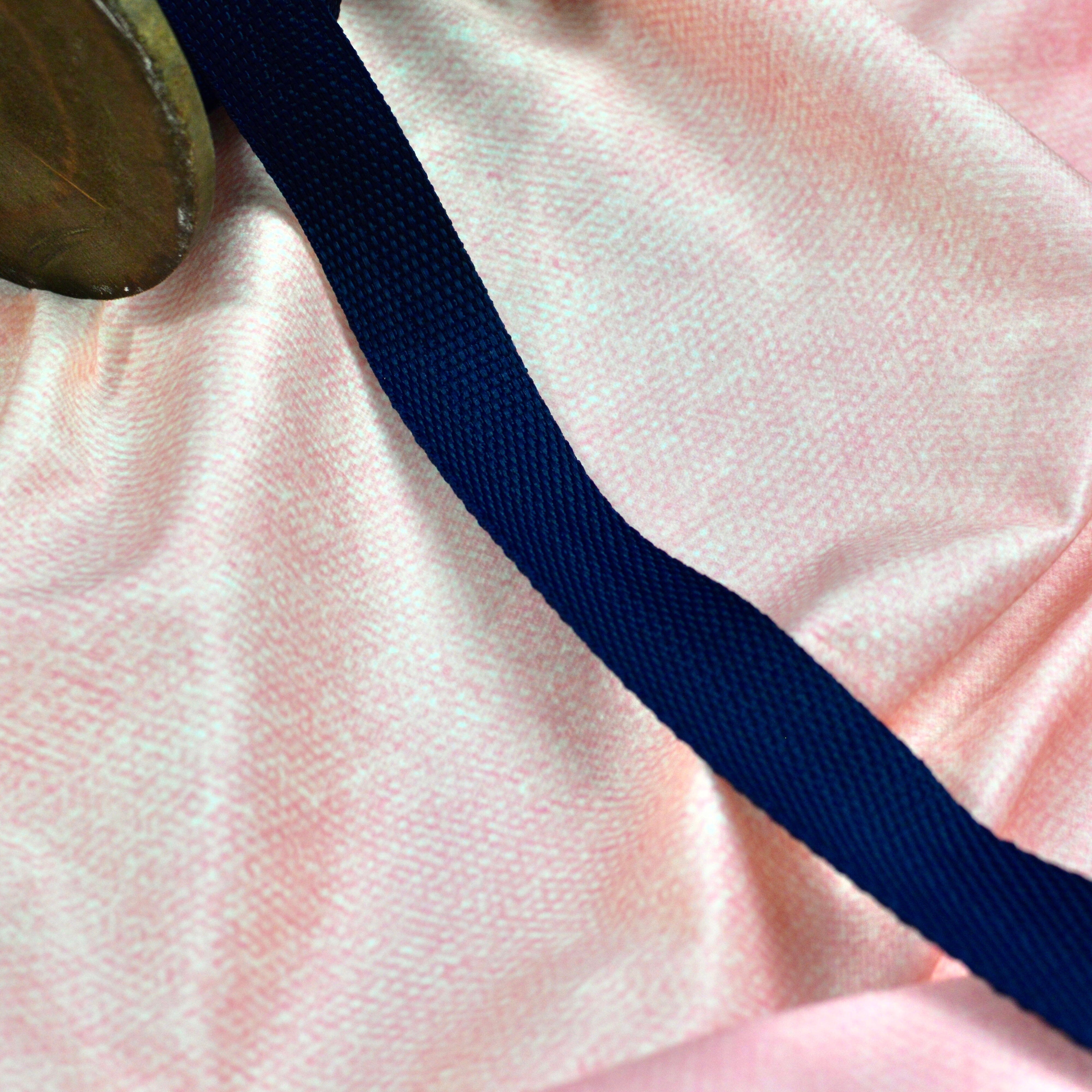 Gurtband - dunkelblau - 25 mm Fabric poshpinks
