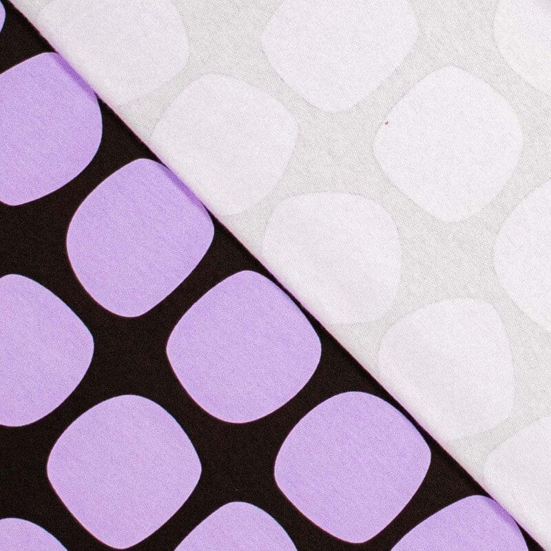 French Terry - Dots Art - violett rose Fabric poshpinks