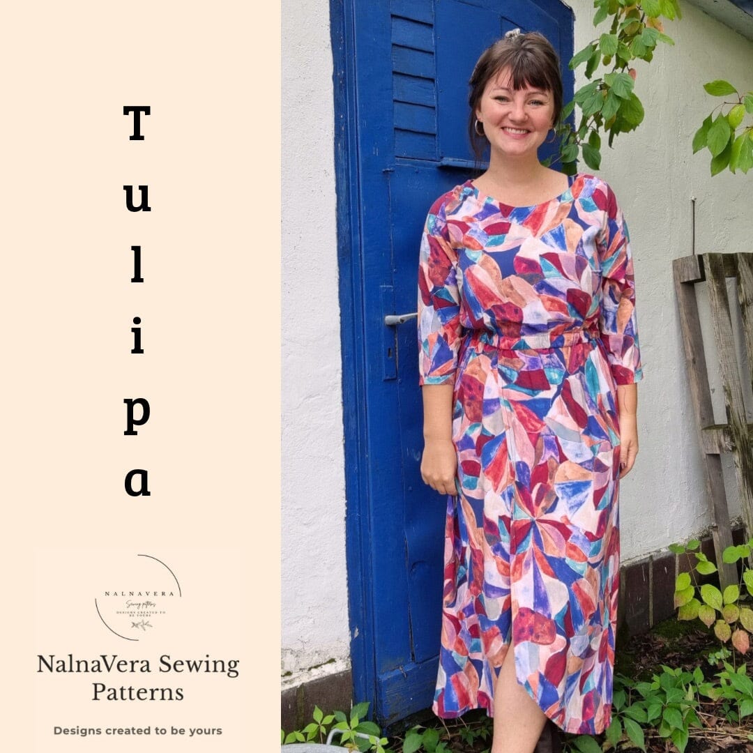 Nalnavera Schnittmuster Tulipa Kleid Schnittmuster poshpinks