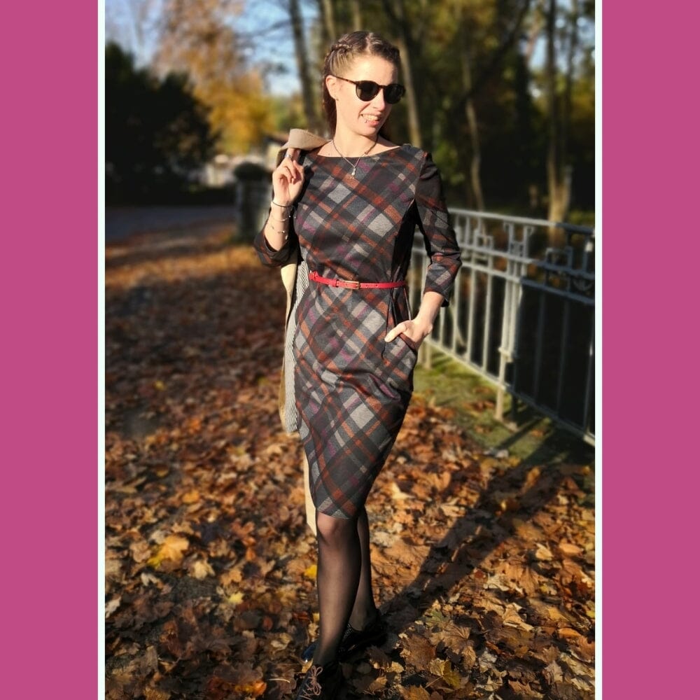 Purpurnaht Schnittmuster Ebook - Kleid Tamara - Gr. 32-52 Schnittmuster poshpinks