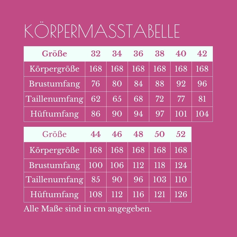Purpurnaht Schnittmuster Ebook - Bluse & Skylar - Gr. 32-52 Schnittmuster poshpinks