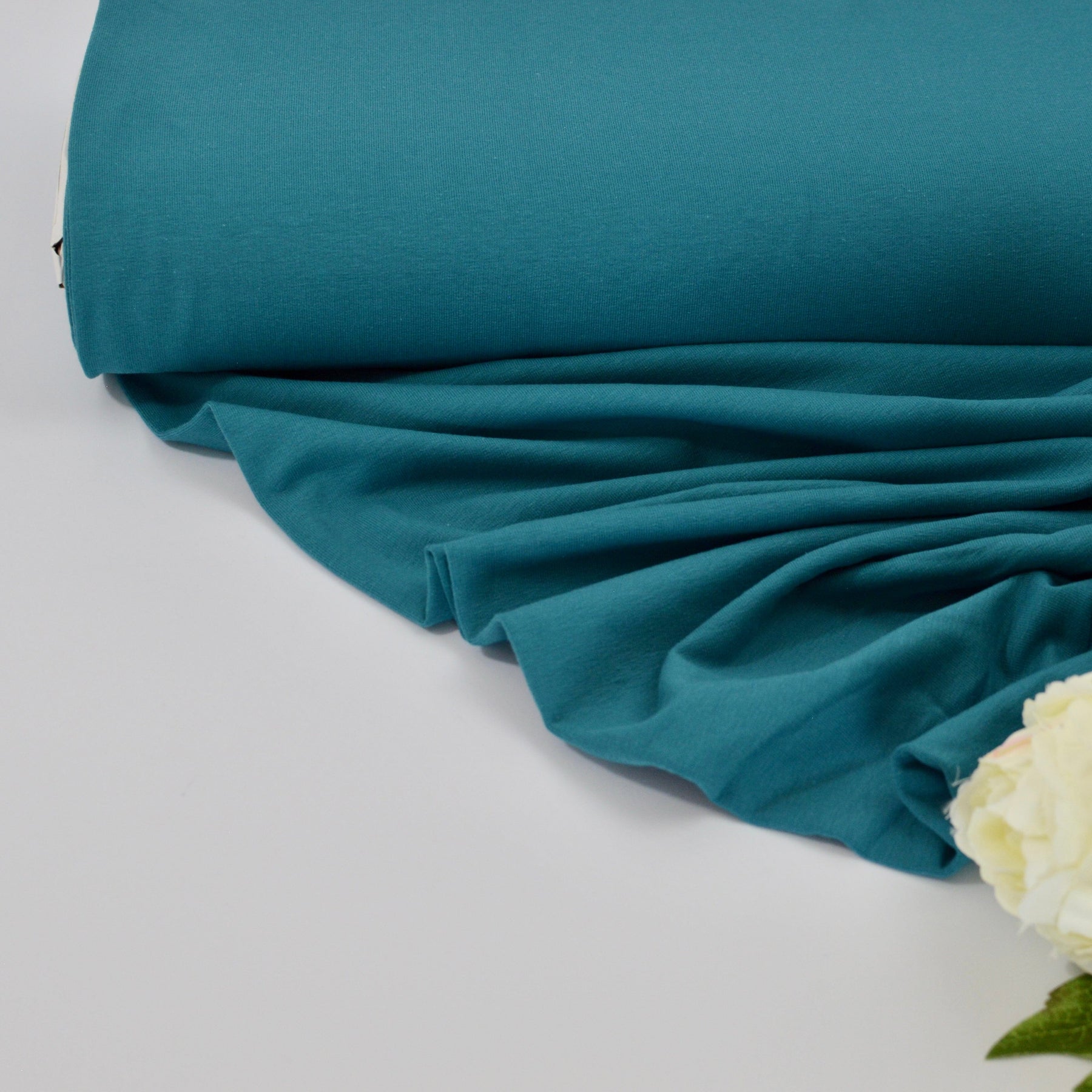 French Terry - Petrolblau Fabric poshpinks
