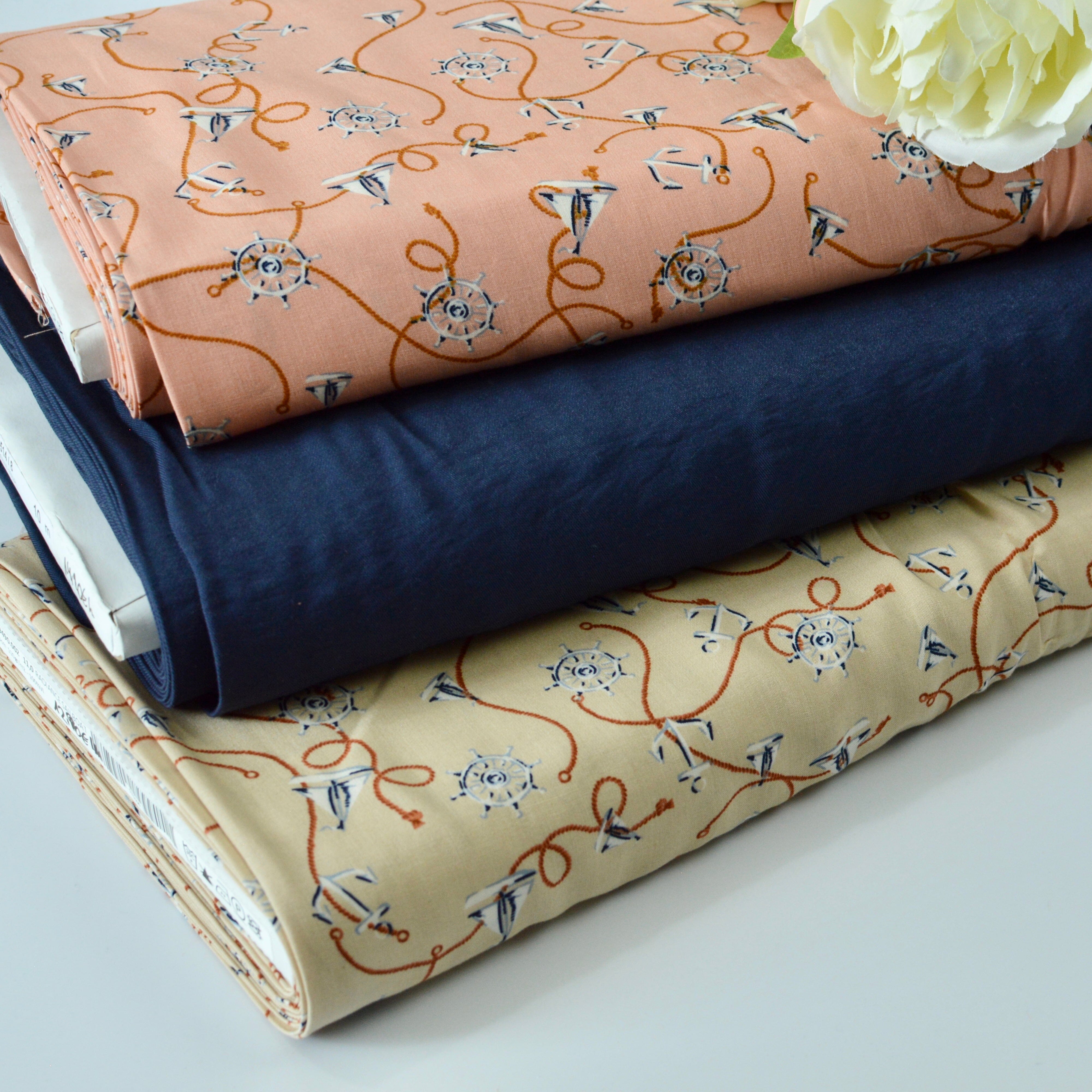 Viskose - mare - sand Fabric poshpinks