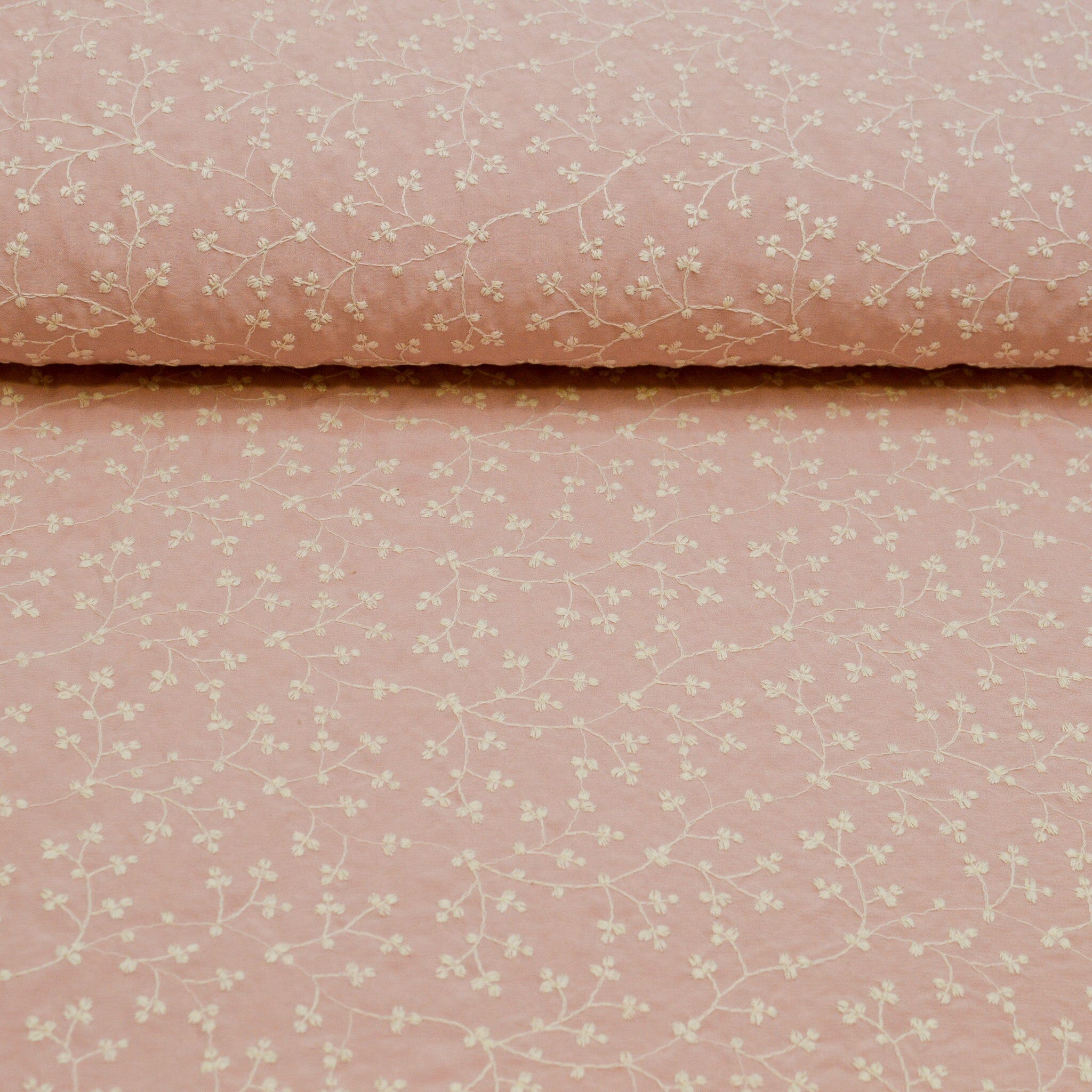 Stickereistoff - rosa Fabric poshpinks