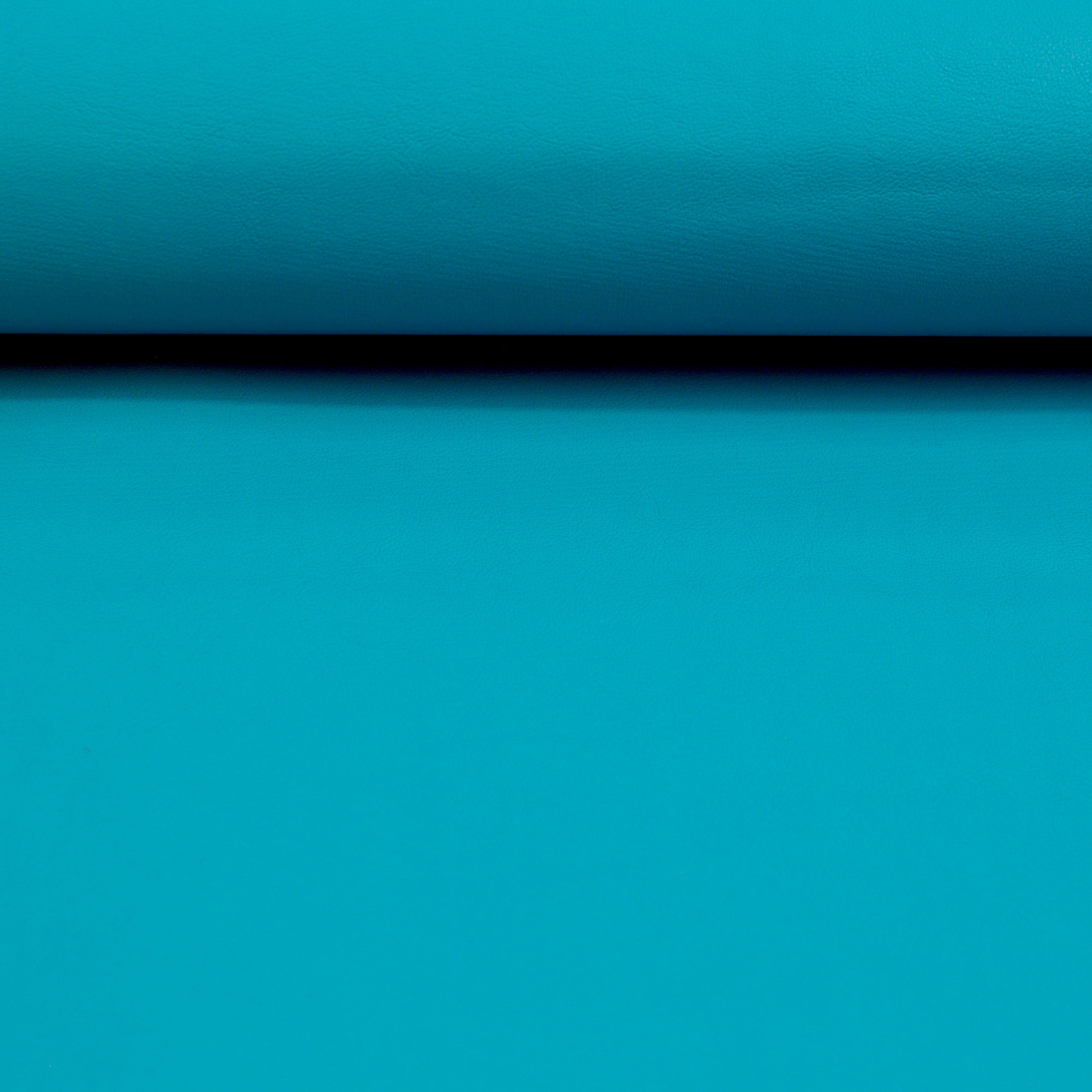 Kunstleder Nappa Style - Türkis Fabric poshpinks