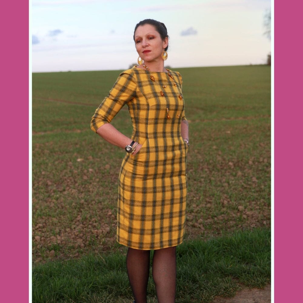 Purpurnaht Schnittmuster Ebook - Kleid Tamara - Gr. 32-52 Schnittmuster poshpinks