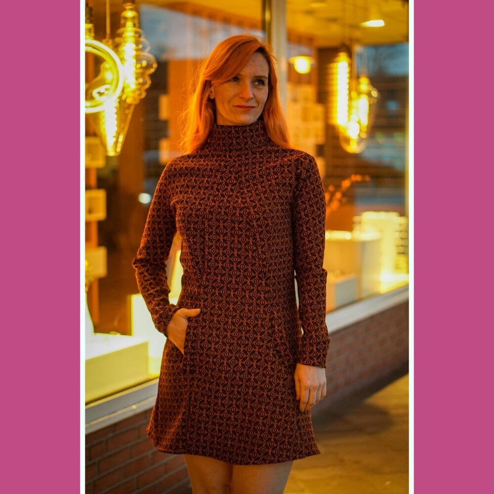 Purpurnaht Schnittmuster Ebook - Kleid Fanni - Gr. 32-52 Schnittmuster poshpinks