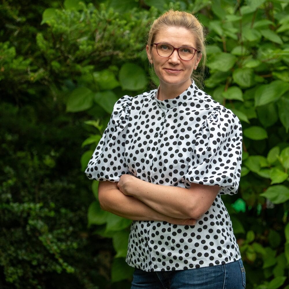 Purpurnaht Schnittmuster Ebook - Bluse & Kleid Cinja - Gr. 32-52 Schnittmuster poshpinks