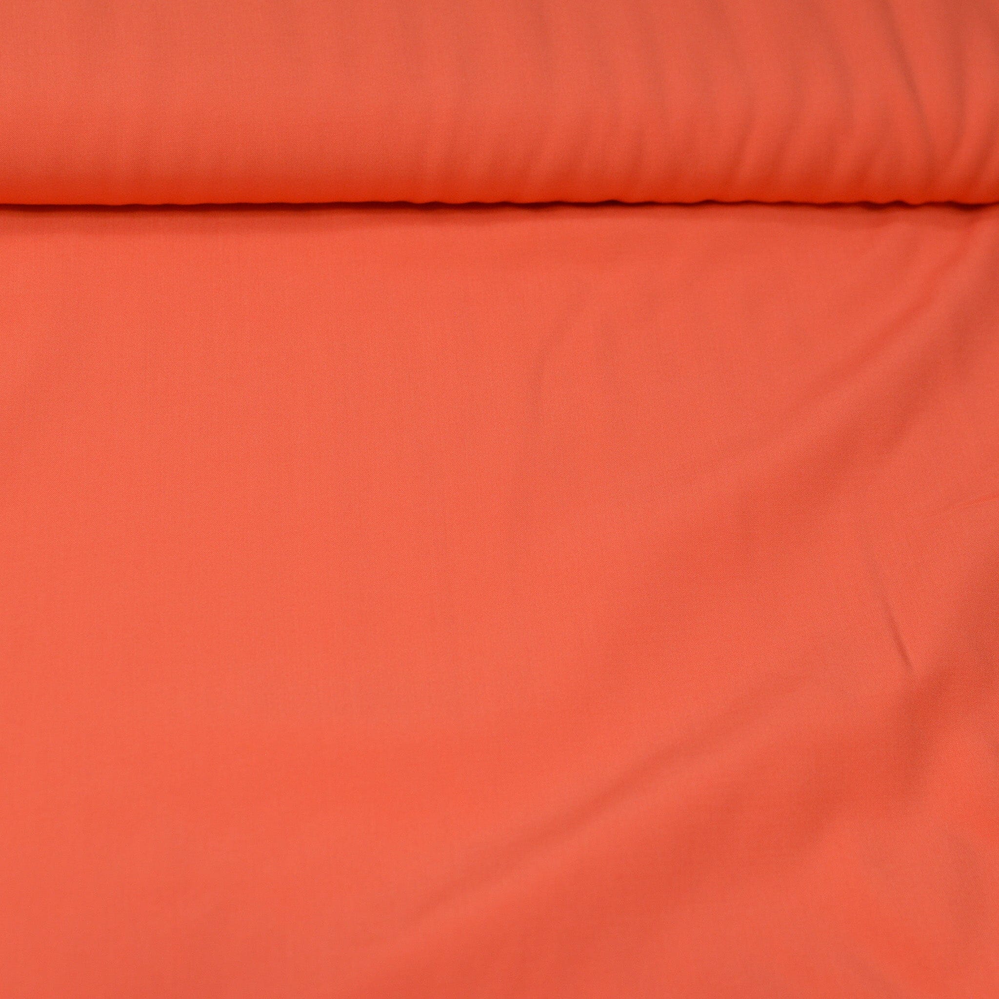 Viskose - dark coral Fabric poshpinks