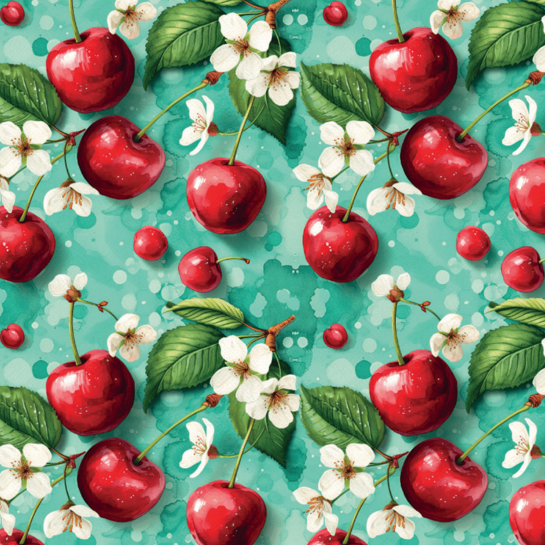 Vorbestellung - Stoffhändler mit Herz Eigenproduktion - Cherry Cha Cha by Tante Ema - Baumwolljersey Fabric poshpinks