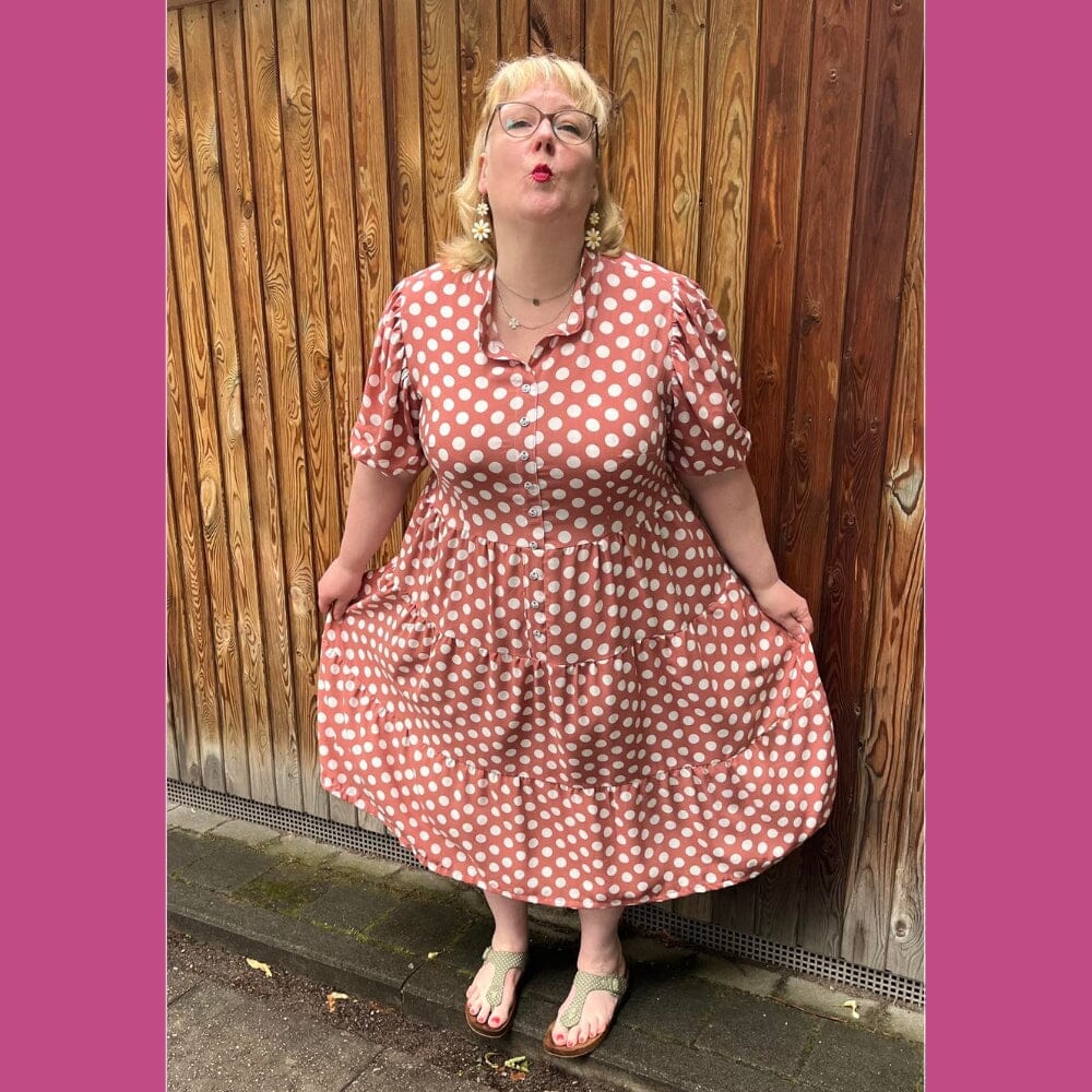 Purpurnaht Schnittmuster Ebook - Bluse & Kleid Cinja - Gr. 32-52 Schnittmuster poshpinks