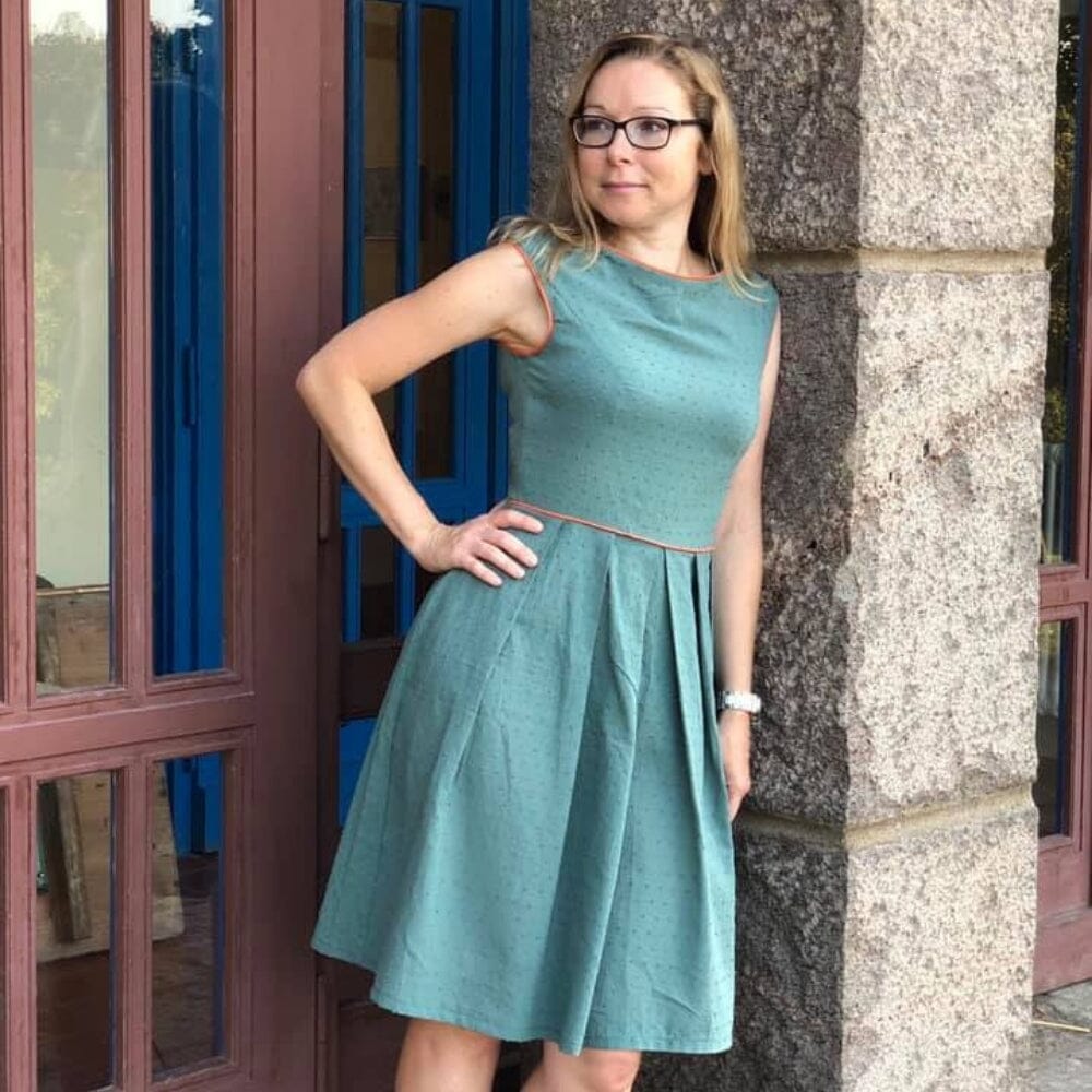 Purpurnaht Schnittmuster Ebook - Kleid Henja - Gr. 32-52 Schnittmuster poshpinks