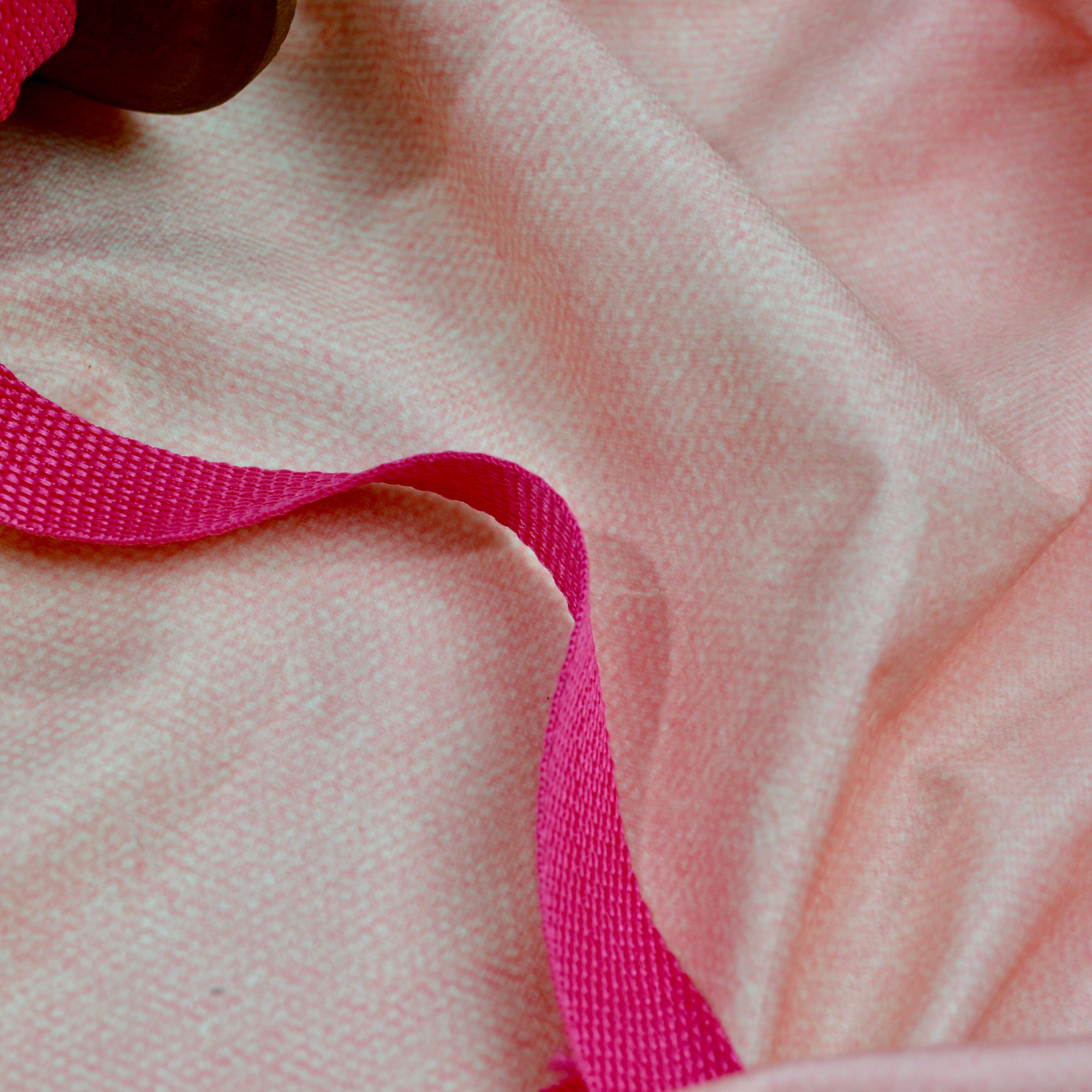 Baumwolle Einfassband / Schrägband 20mm Pink Fabric poshpinks