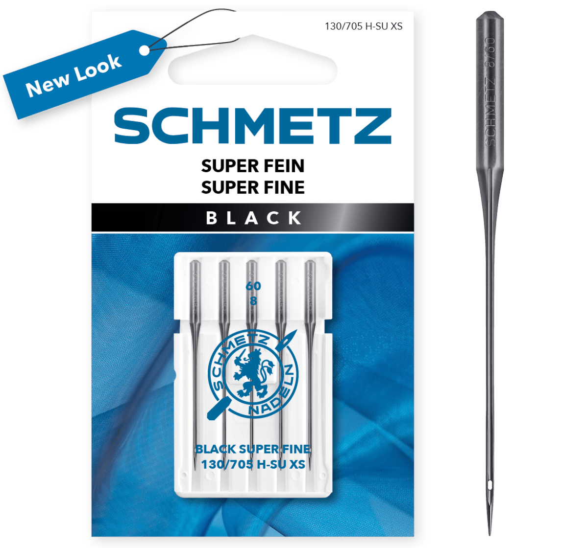 Schmetz Black Superfine Nadeln 70 130/705H SU XS Nadel poshpinks