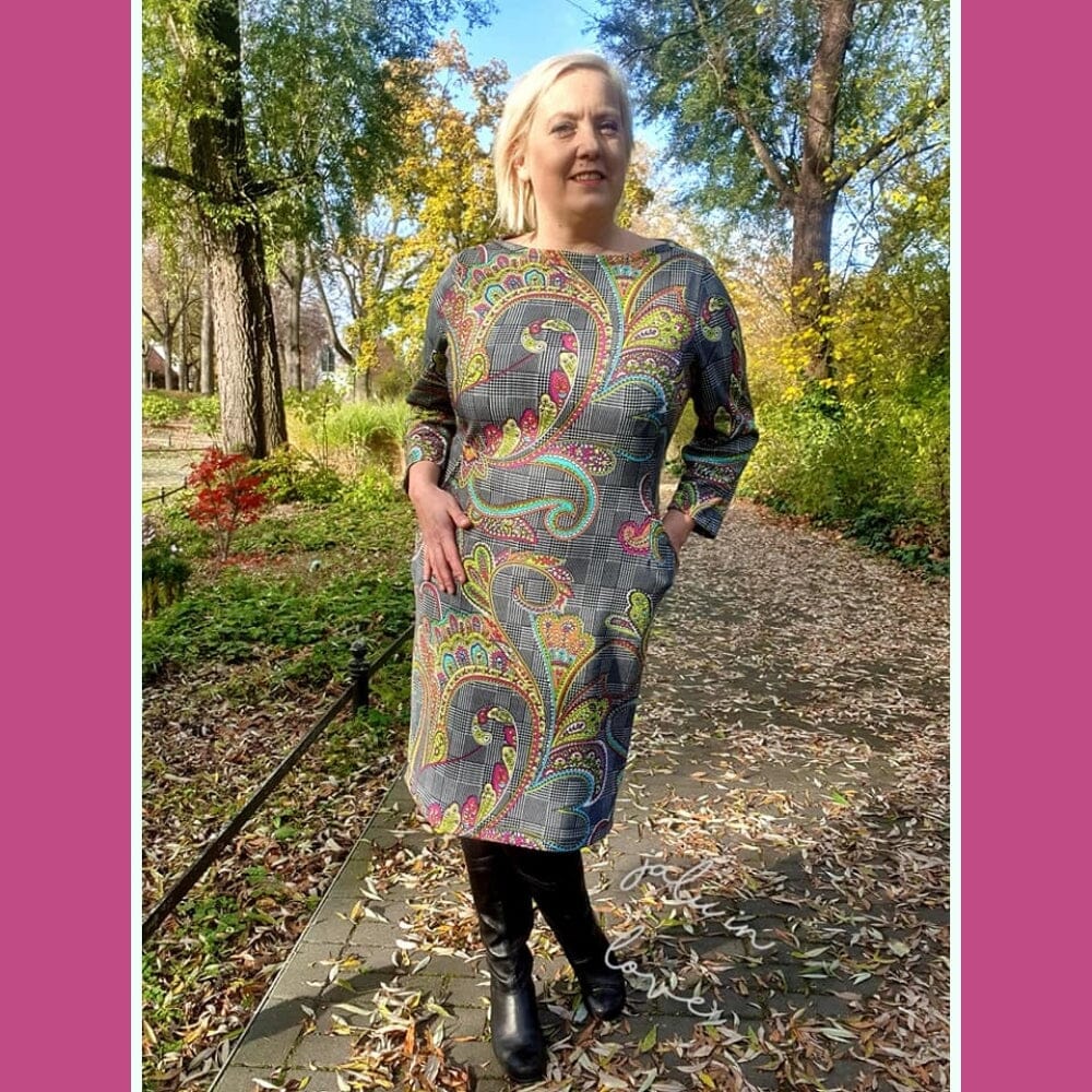 Purpurnaht Schnittmuster Ebook - Kleid Tamara - Gr. 32-52 Schnittmuster poshpinks