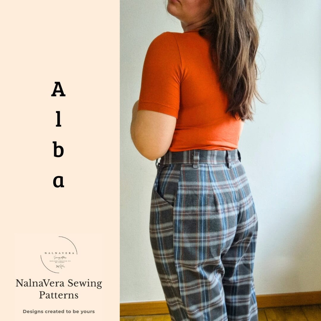 Nalnavera Schnittmuster Alba Bundfaltenhose Schnittmuster poshpinks