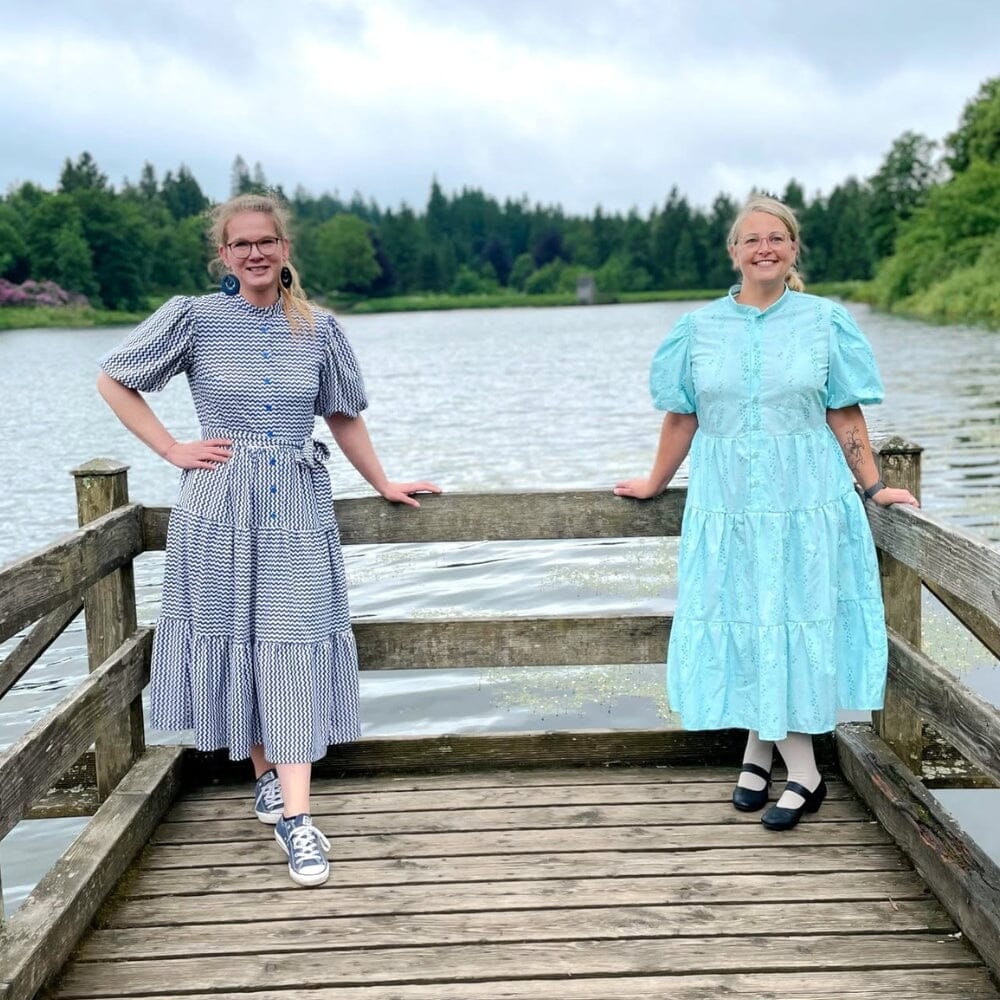 Purpurnaht Schnittmuster Ebook - Bluse & Kleid Cinja - Gr. 32-52 Schnittmuster poshpinks