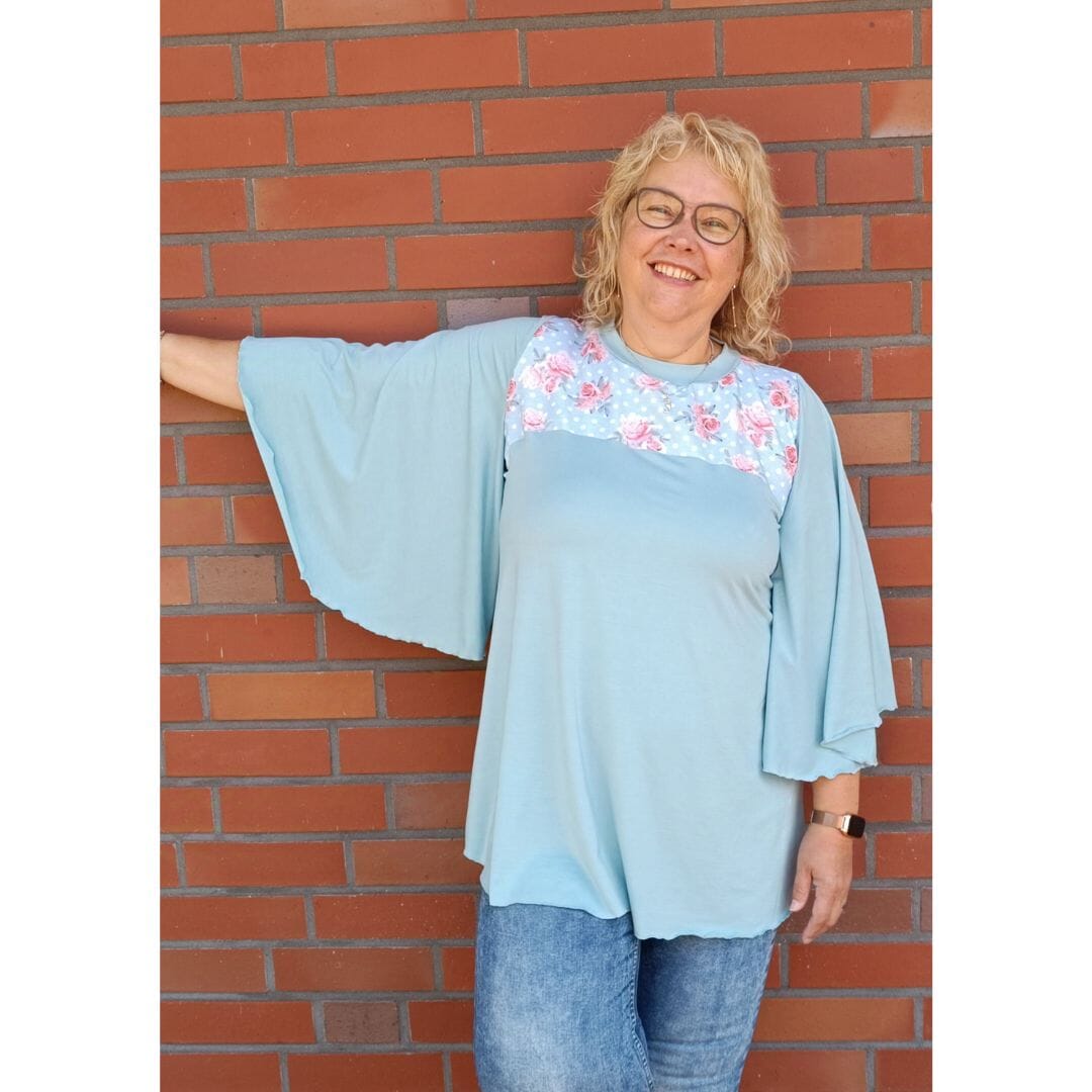 Mimmy Curvy Summer Addon 44-54 für C/D - Cup! Schnittmuster poshpinks