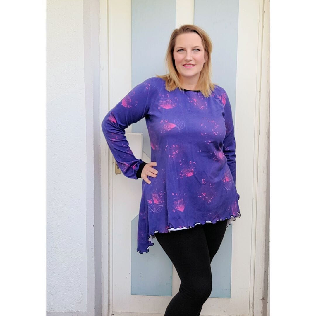 Mimmy Curvy Basic 44-54 für C/D - Cup! Schnittmuster poshpinks