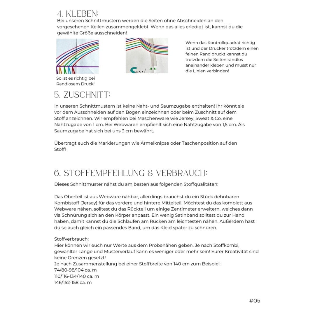 Mimmy Klassik Summer Addon 32-44 Schnittmuster poshpinks