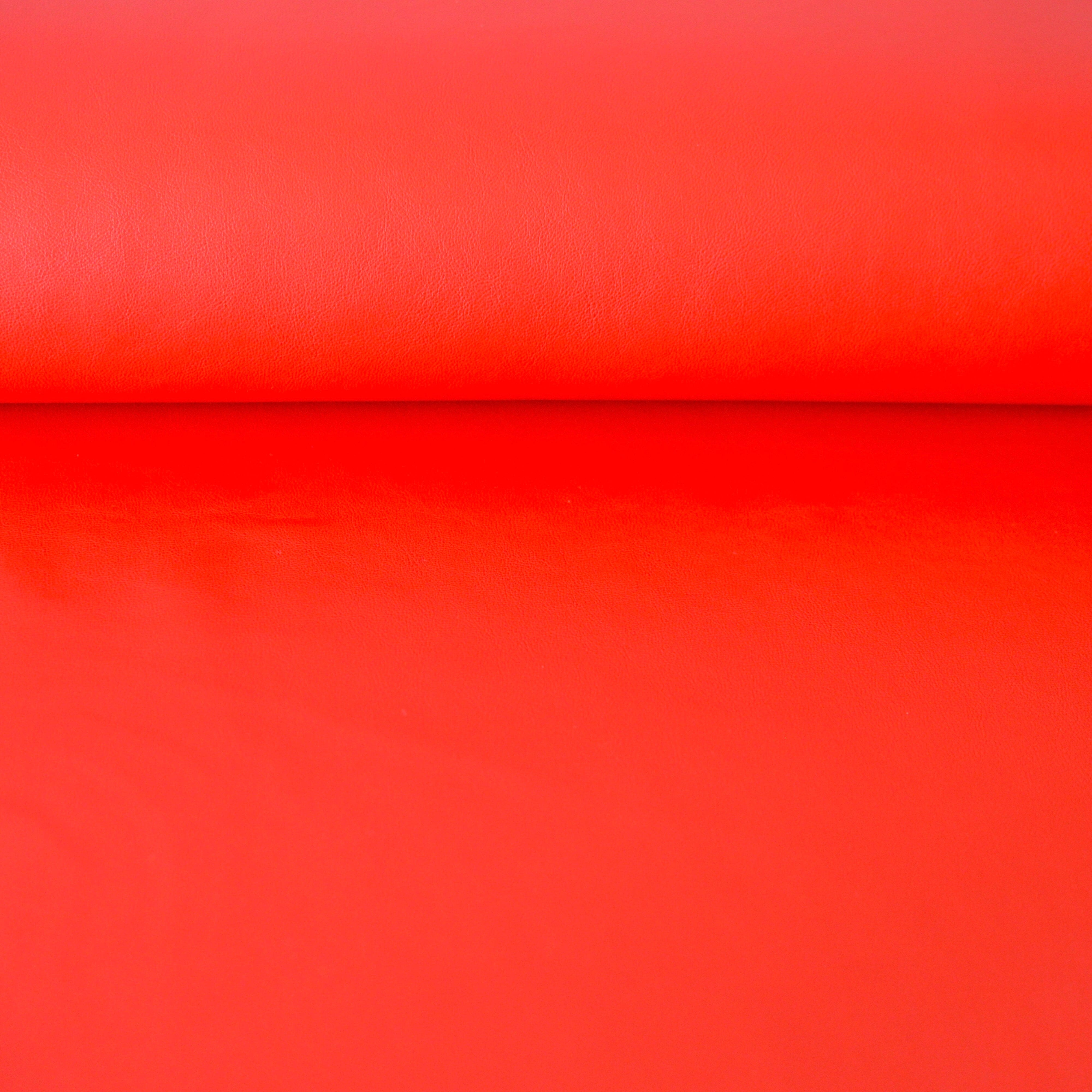 Abschnitt 50x70cm Kunstleder Nappa Style - tomatenrot Fabric poshpinks