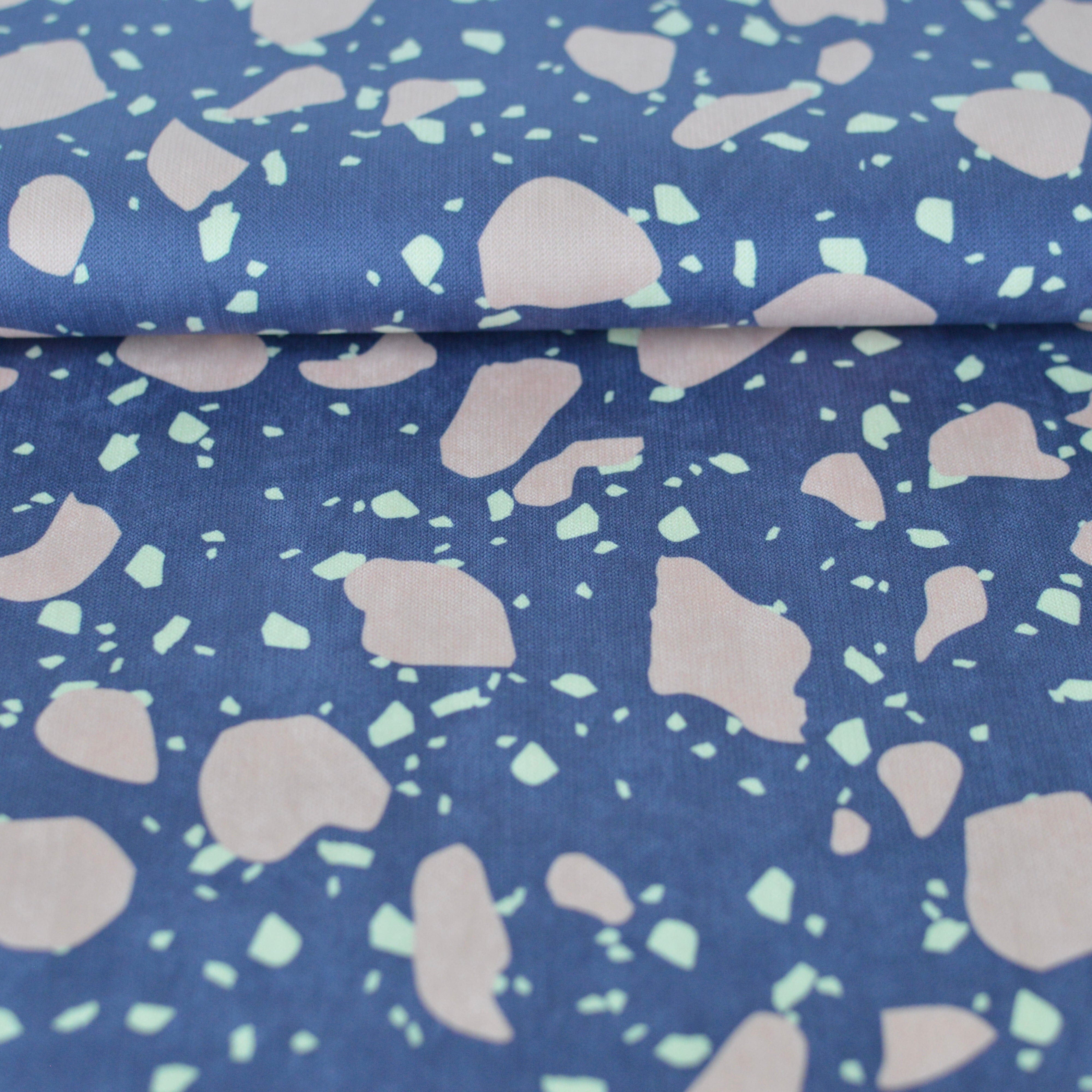 Vorbestellung ! Tender recycling Canvas "Ragazzi " Mirtillino di rosato Fabric poshpinks