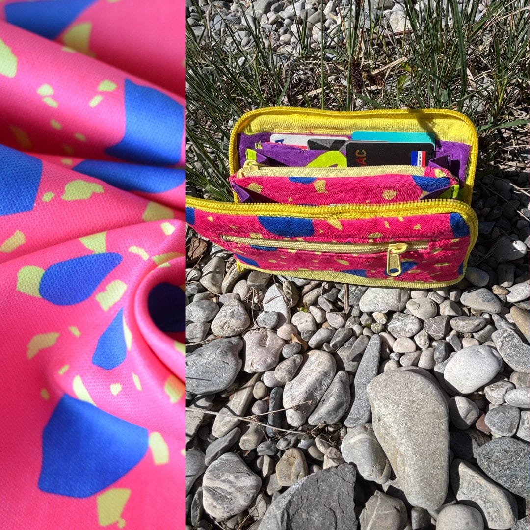 Vorbestellung ! Tender recycling Canvas "Ragazzi " Fragoli di Royale Fabric poshpinks