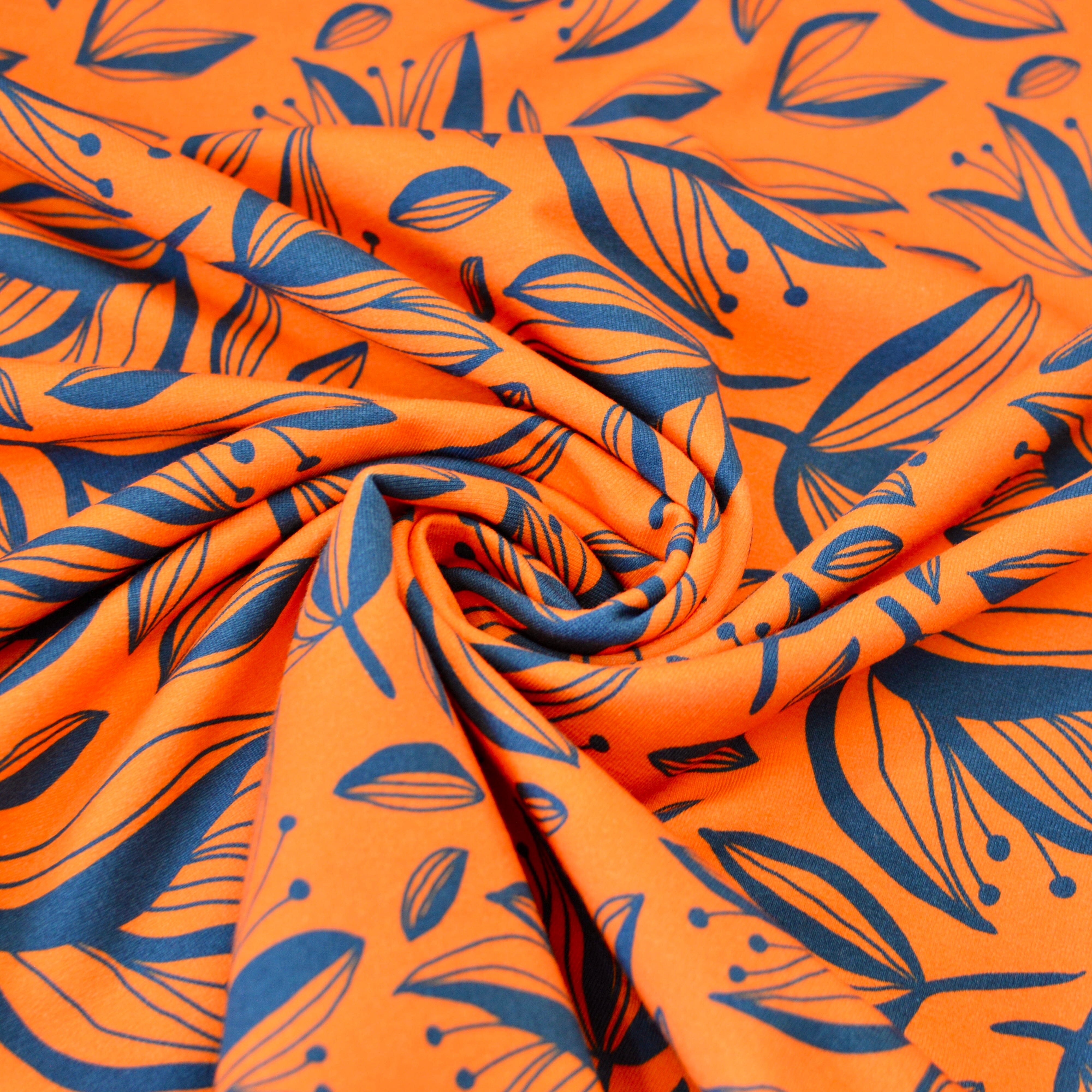 Soft Touch French Terry - Coralie Sunrise Glory by emjo_design Fabric poshpinks